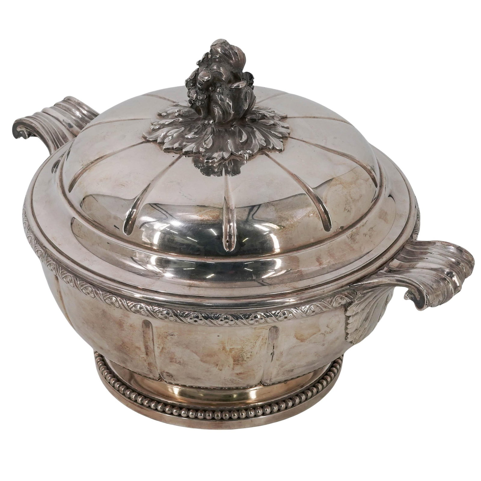 Antique Tetard Freres French 950 Silver Lidded Soup Tureen (1 of 10)