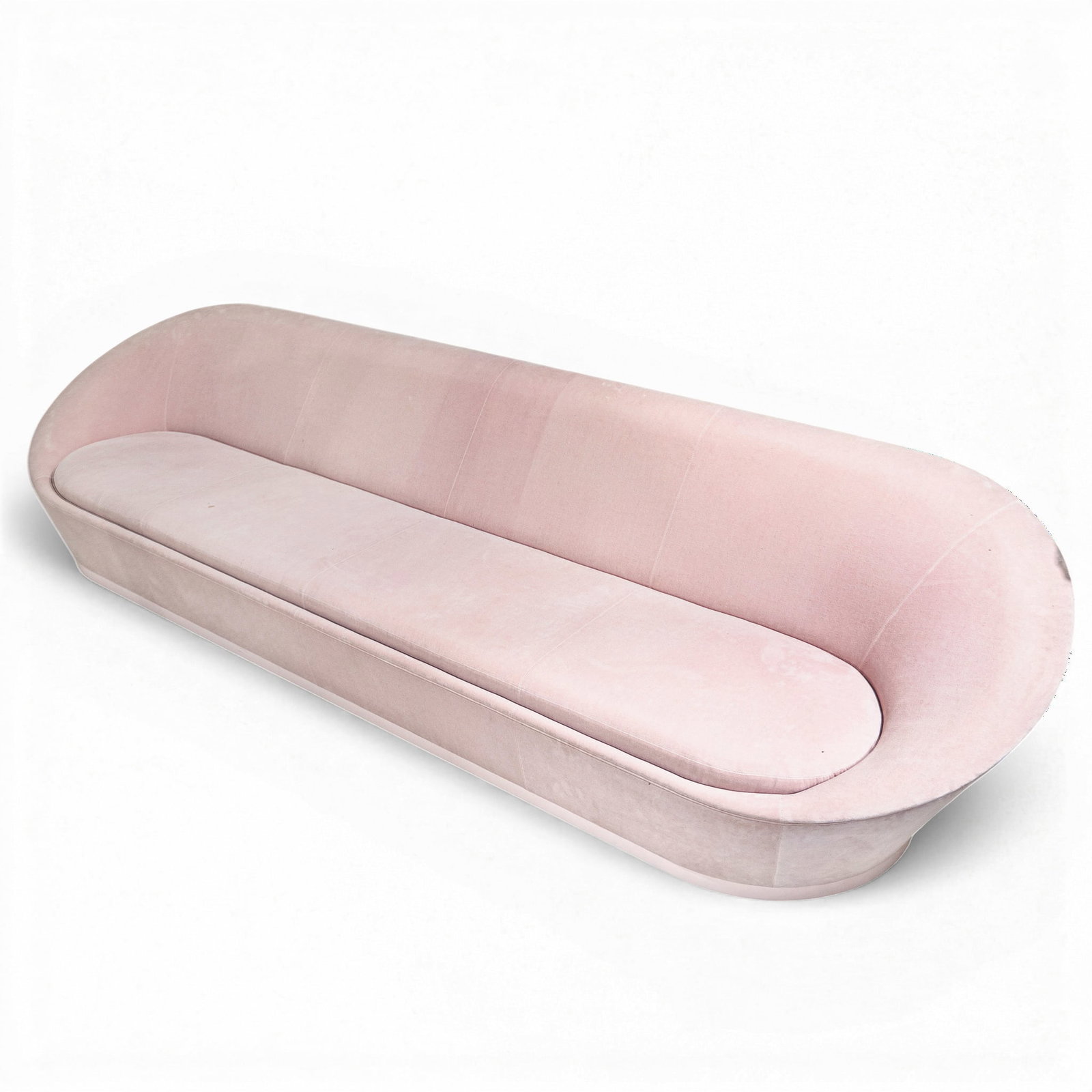 Langlois-Meurinne for Sé Collections New Life Rose Sofa: Langlois-Meurinne for Sé Collections New Life Rose Sofa Early 21st Century, France New Life sofa designed by Langlois-Meurinne for Sé Collections, featuring a softly curved, elongated form with