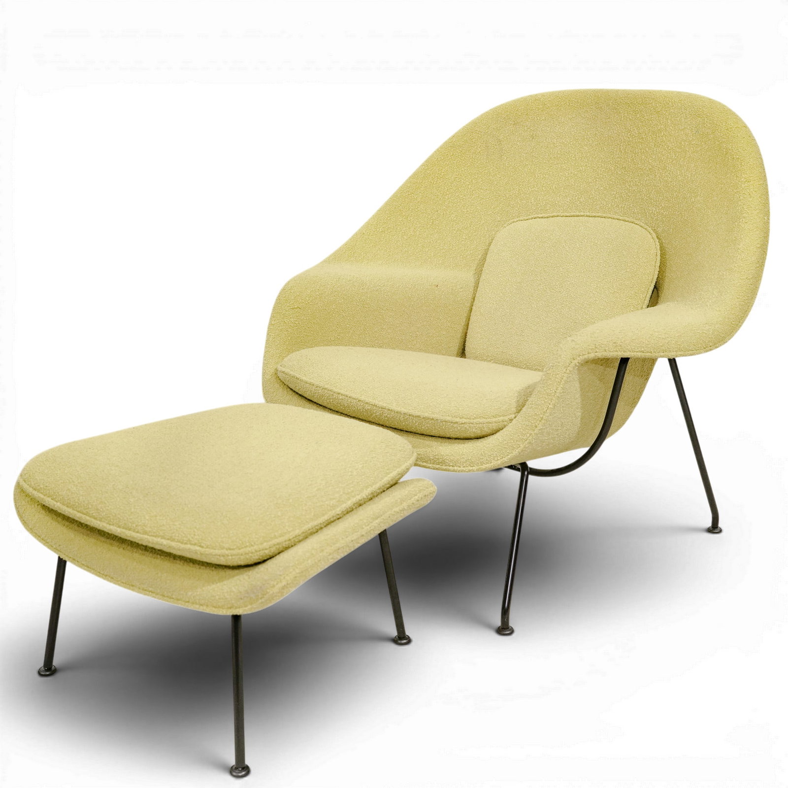 Knoll x Eero Saarinen Womb Lounge Chair & Ottoman (1 of 5)