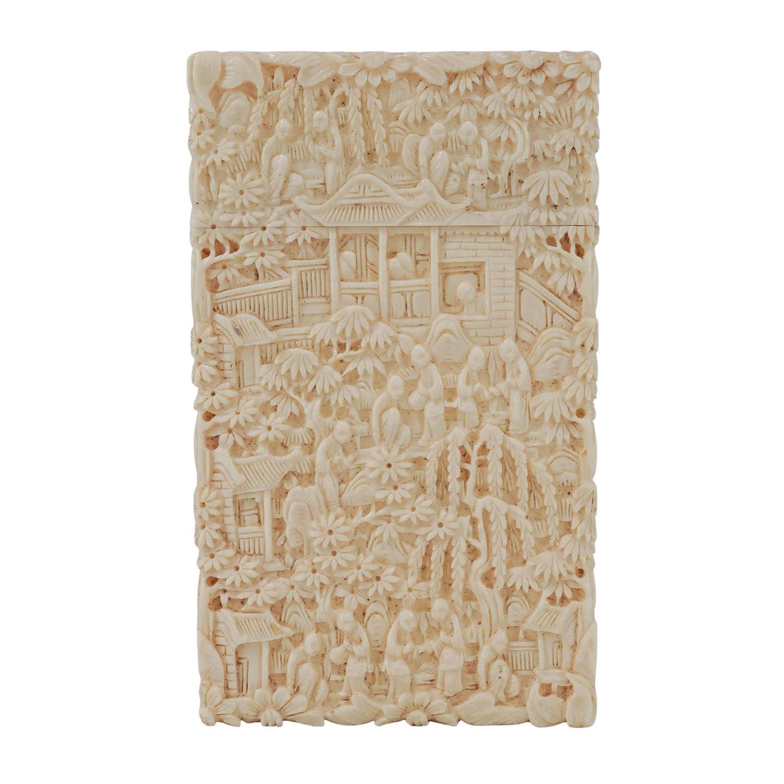 Antique Chinese Carved Card Case (1 of 5)