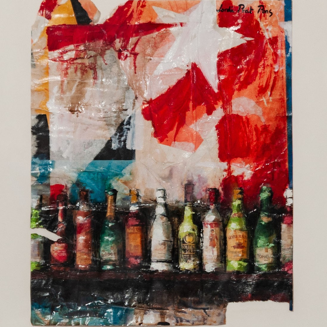 Jordi Prat Pons (Spanish, 1965-) Untitled, Mixed Media Collage on Paper (1 of 8)