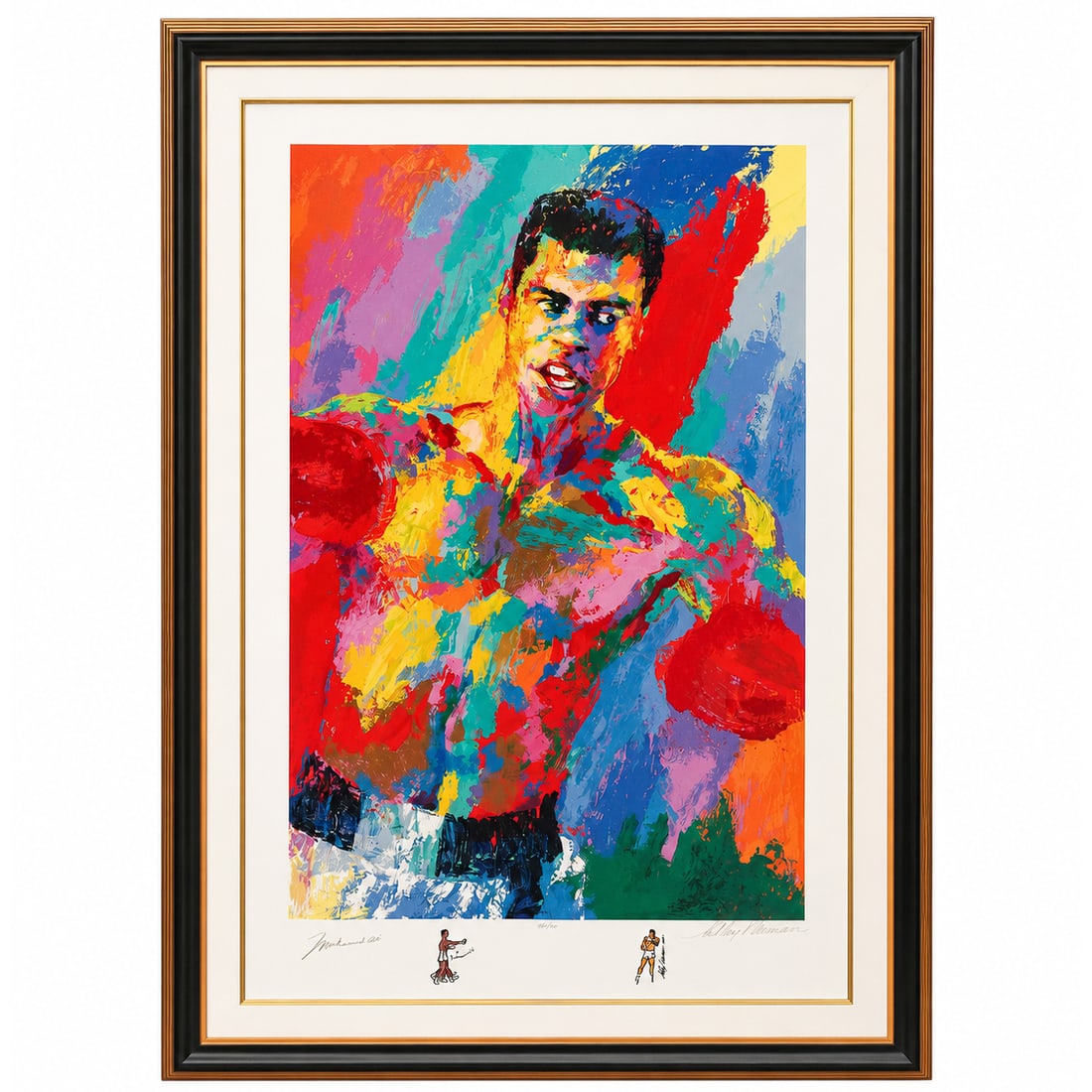 LeRoy Neiman (American, 1921-2012) "Muhammad Ali" Lithograph (1 of 15)