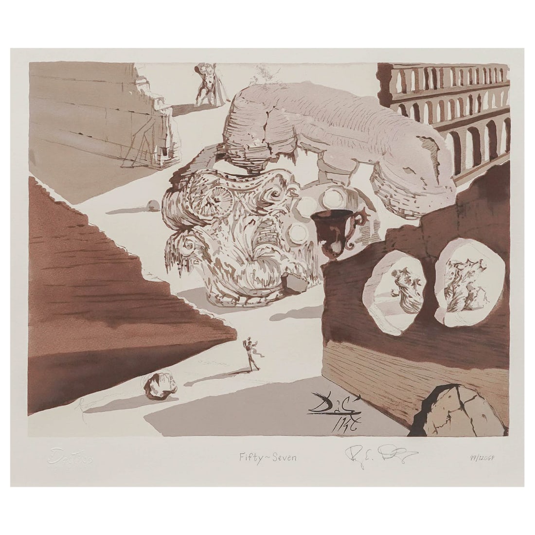 Salvador Dali (Spanish, 1904-1989) "Destino #57" Serigraph (1 of 12)