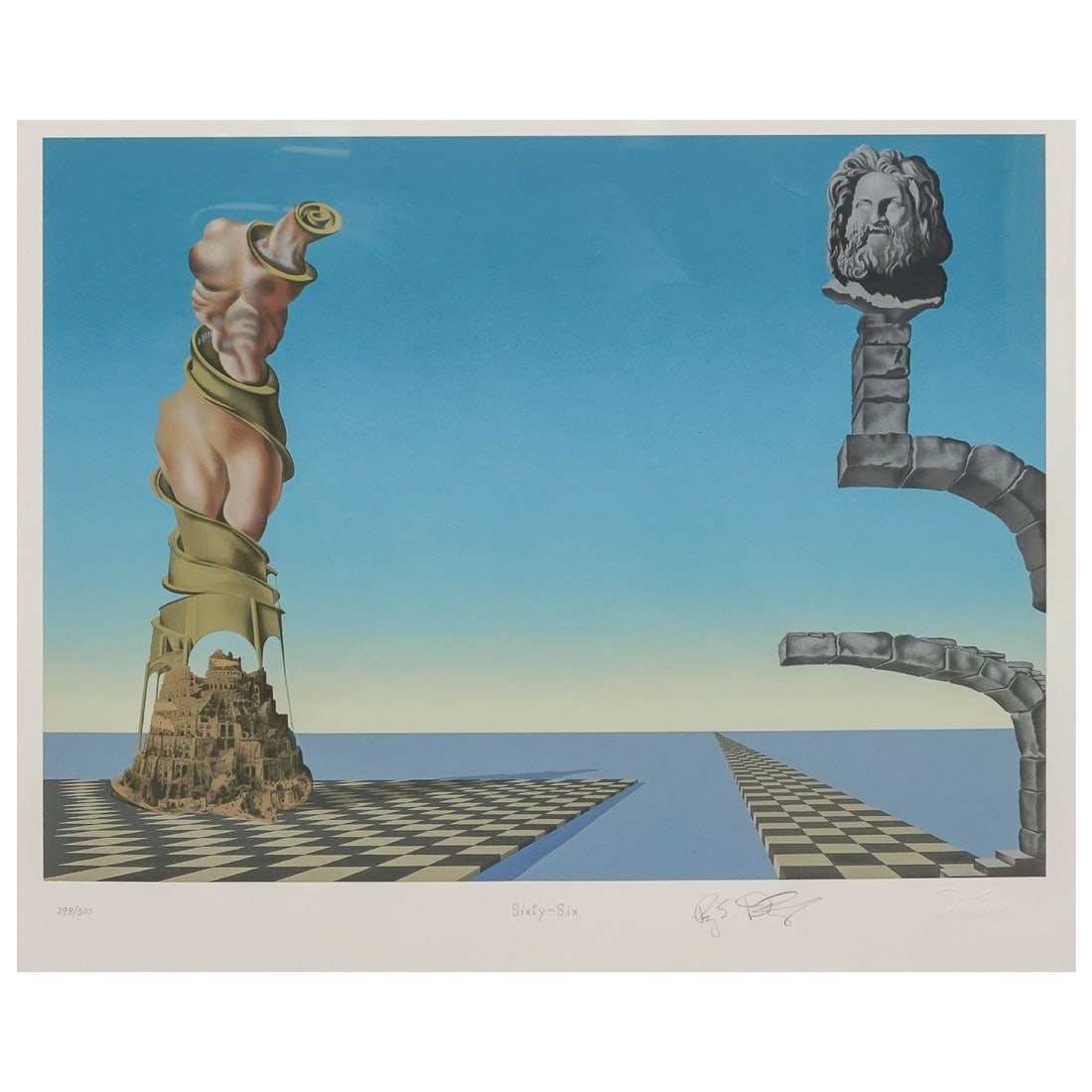 Salvador Dali (Spanish, 1904-1989) "Destino #66" Serigraph (1 of 13)