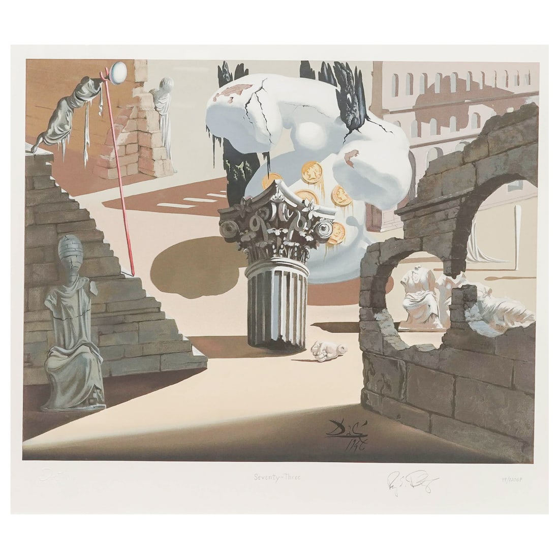 Salvador Dali (Spanish, 1904-1989) "Destino #73" Serigraph (1 of 13)