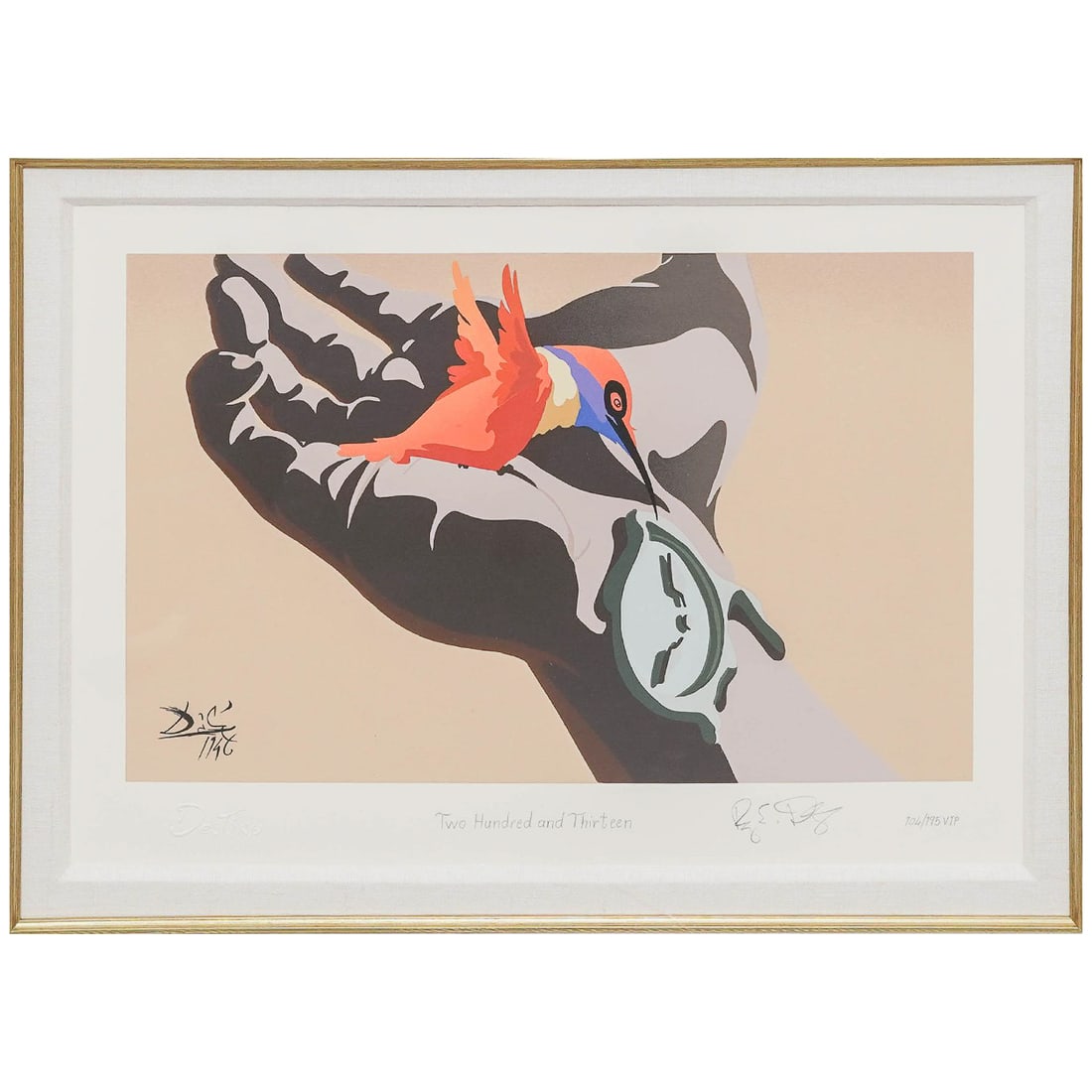 Salvador Dali (Spanish, 1904-1989) "Destino #213" Serigraph (1 of 11)