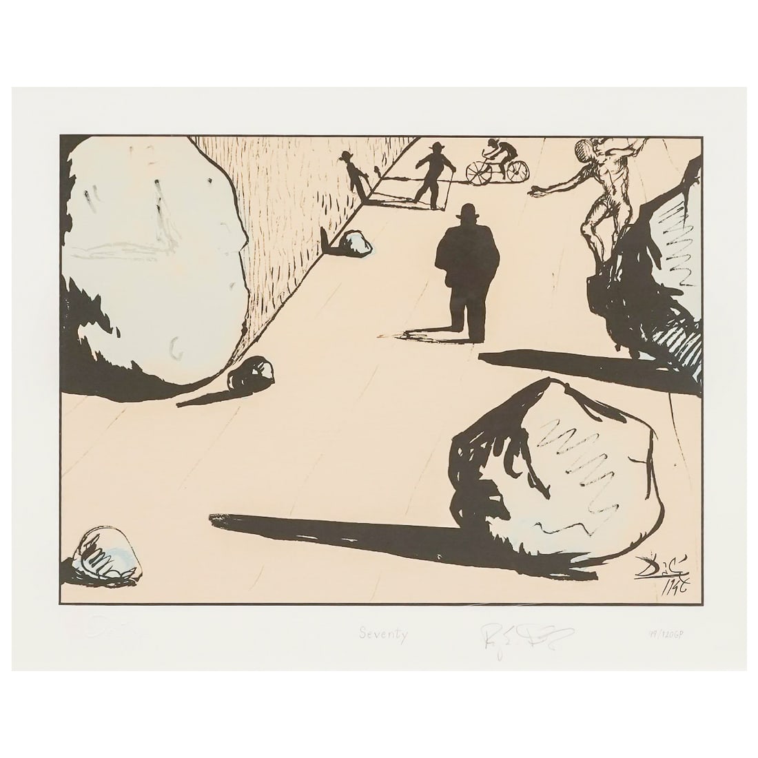 Salvador Dali (Spanish, 1904-1989) "Destino #70" Serigraph (1 of 9)