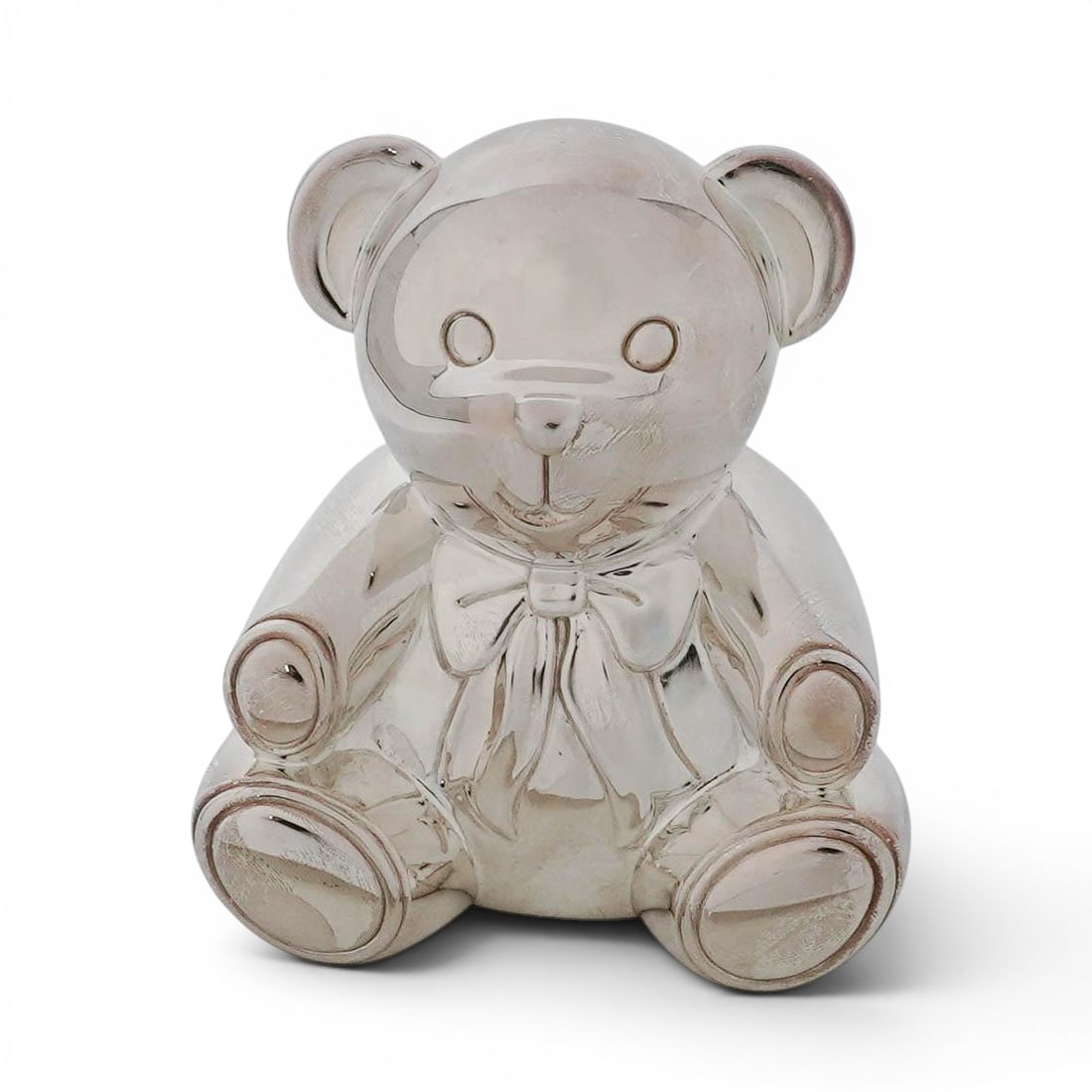 Tiffany & Co Sterling Silver Teddy Bank (1 of 7)