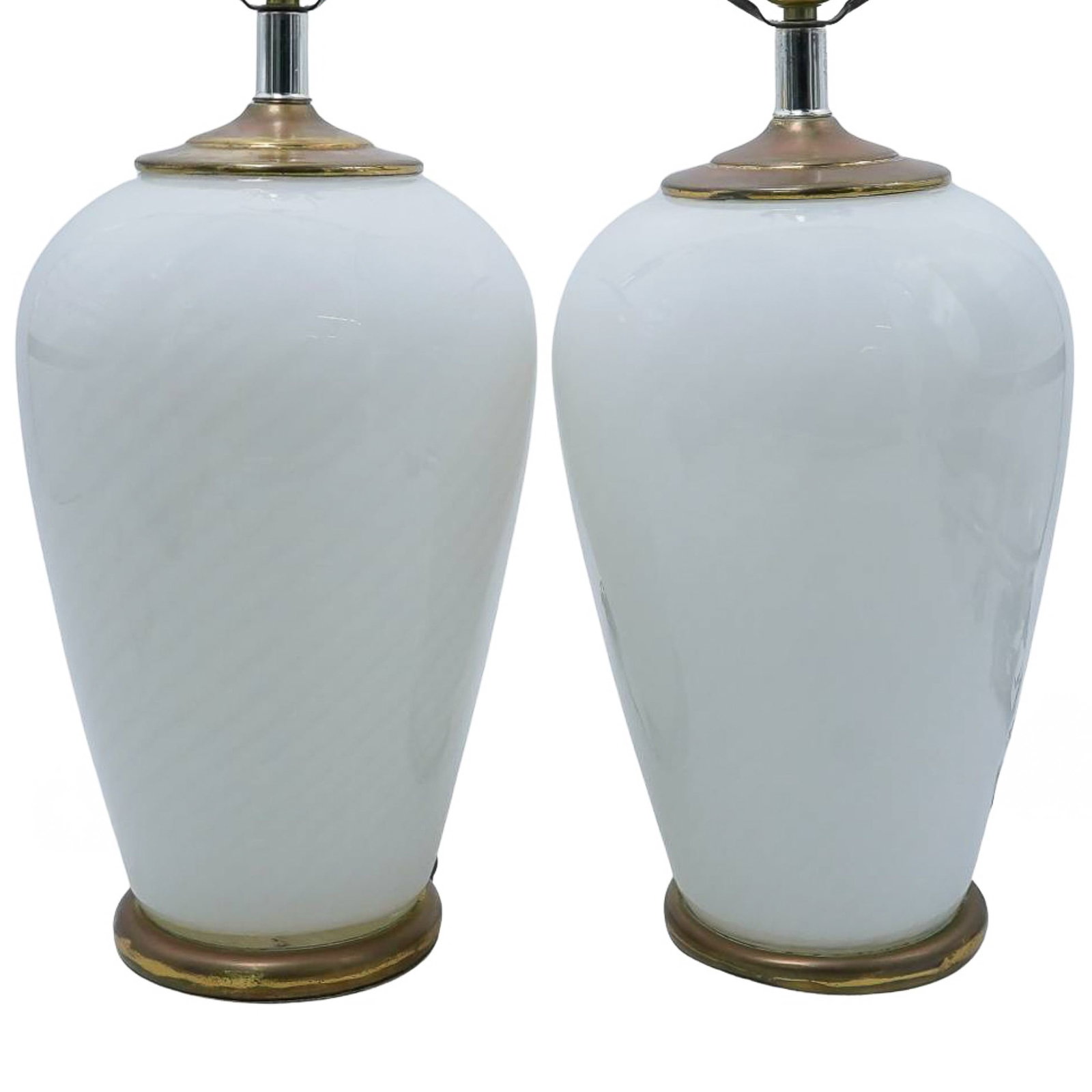 Pair of Vetri Murano Glass Table Lamps (1 of 7)
