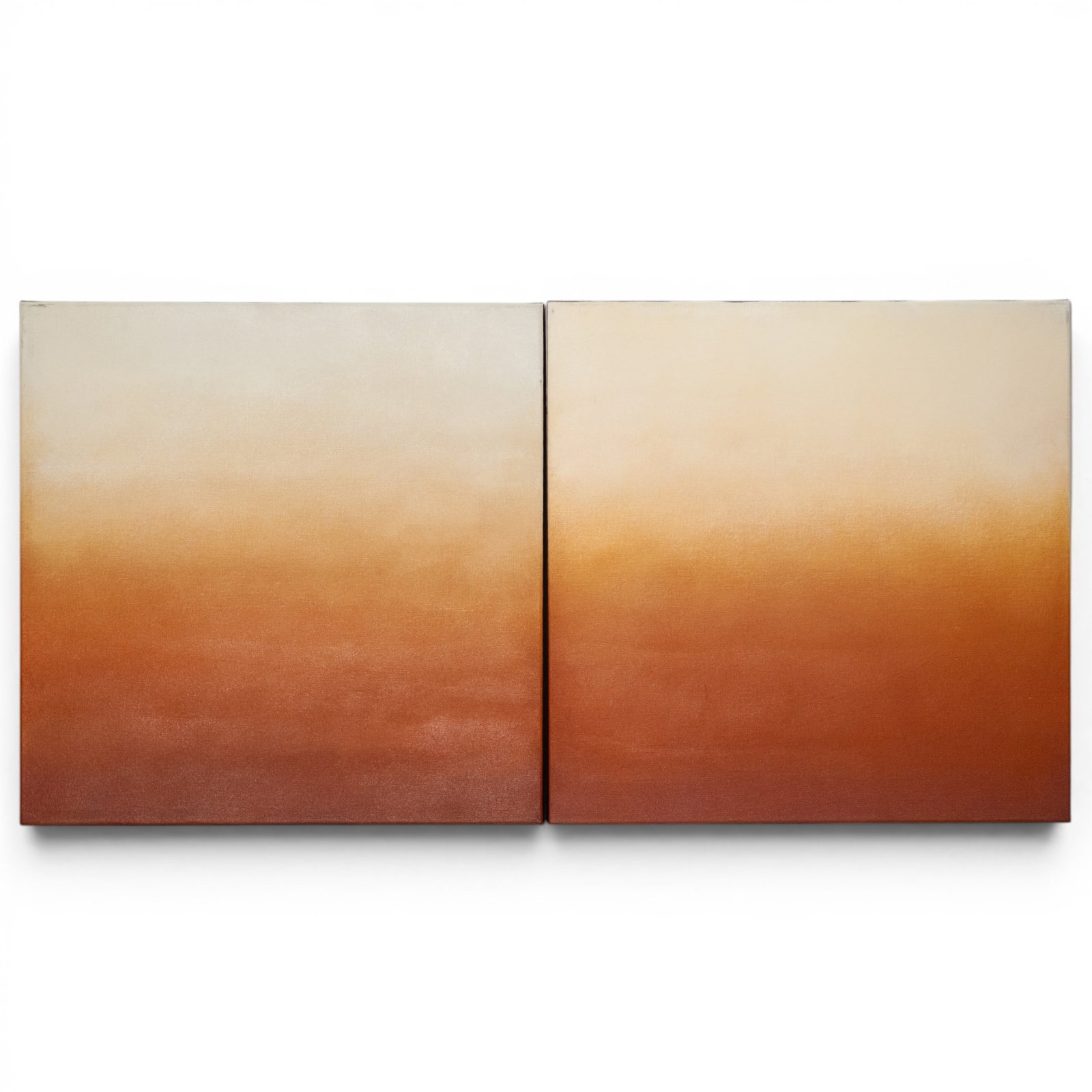 Pair of Cristina Barrancos (Brazilian, b. 1969) "Ombre" Oil on Canvas (1 of 5)