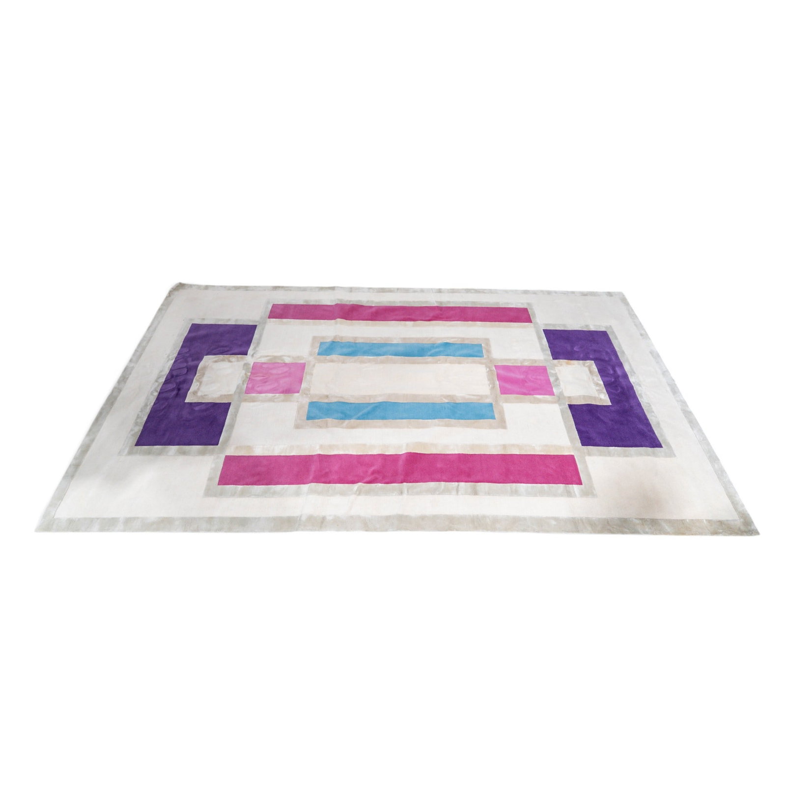 Attributed Paul Smith Geometric Wool Rug - 2