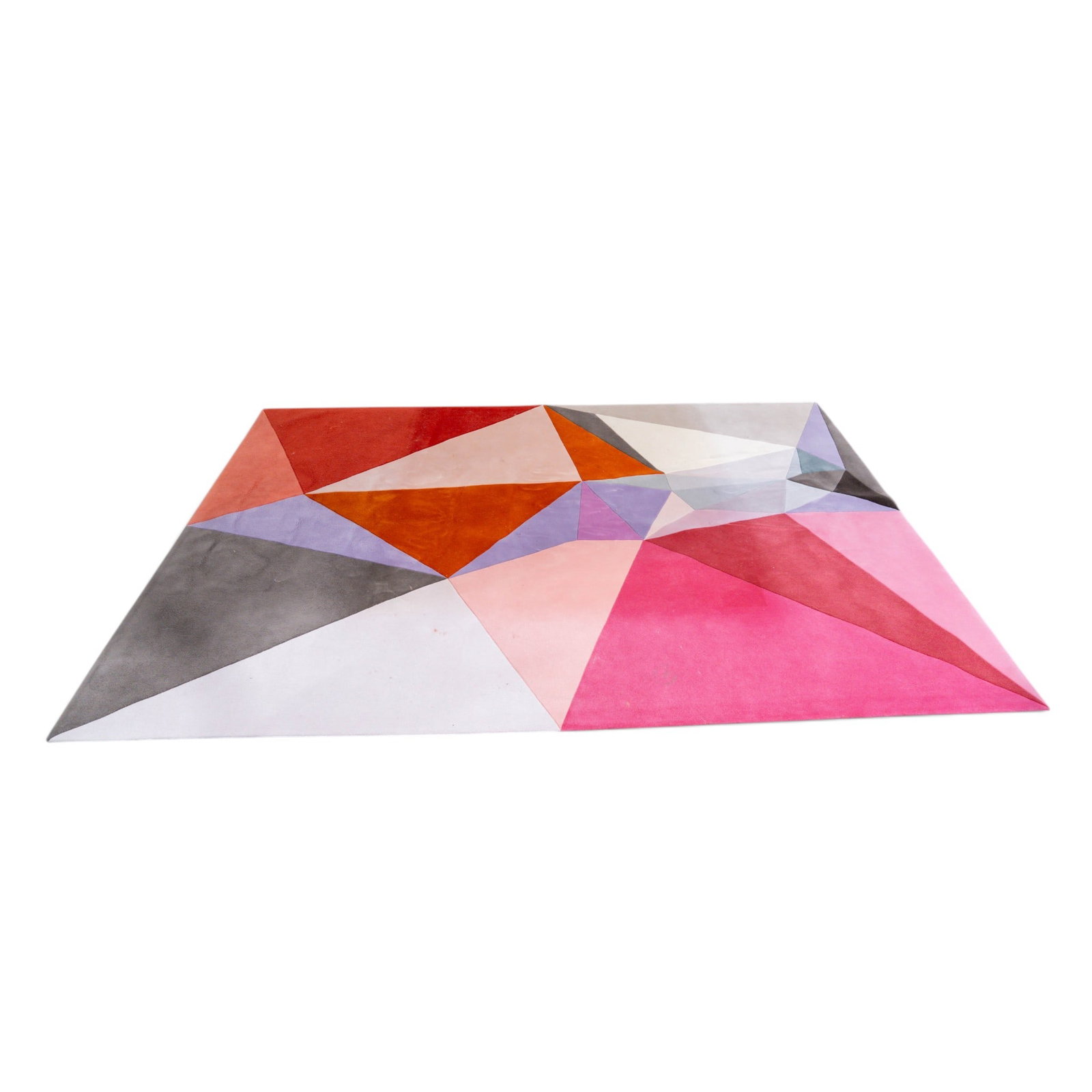 Attributed Paul Smith Designer Geometric Shape Split Rug - 3
