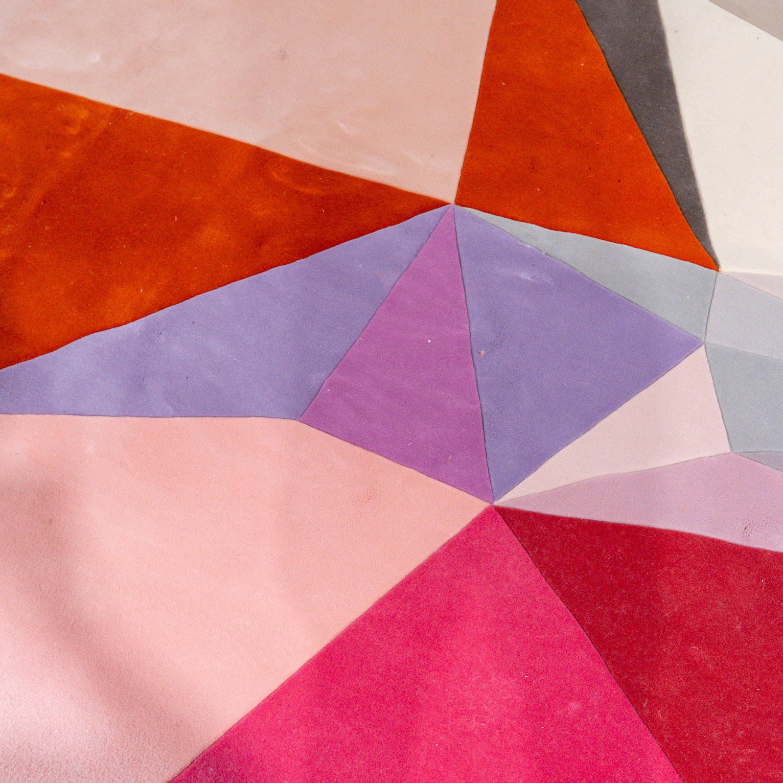 Attributed Paul Smith Designer Geometric Shape Split Rug - 5