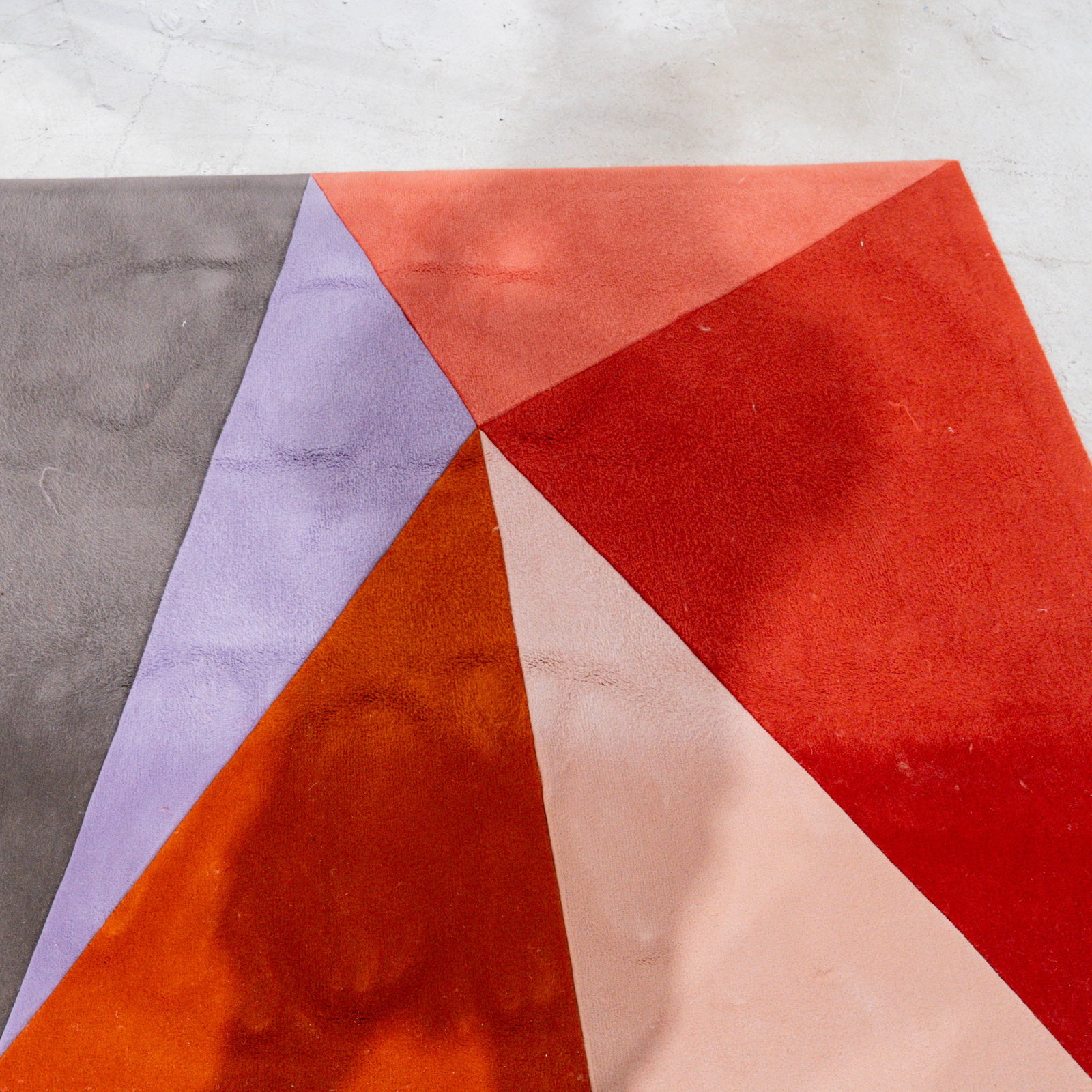 Attributed Paul Smith Designer Geometric Shape Split Rug - 7