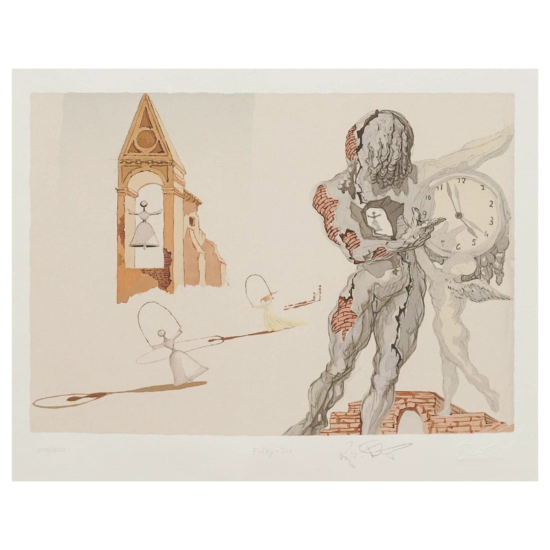 Salvador Dali (Spanish, 1904-1989) "Destino #56" Serigraph (1 of 14)