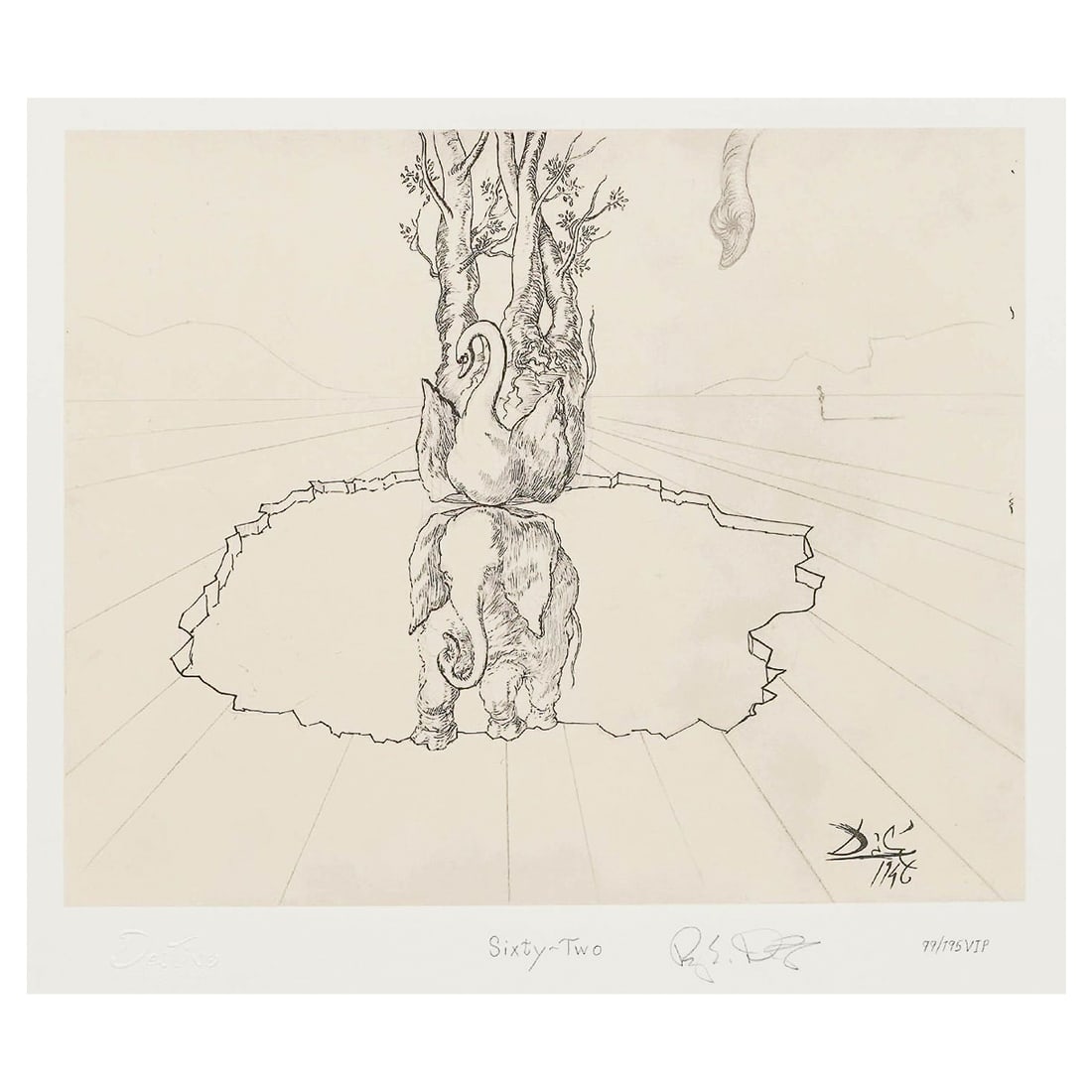 Salvador Dali (Spanish, 1904-1989) "Destino #62" Serigraph (1 of 9)