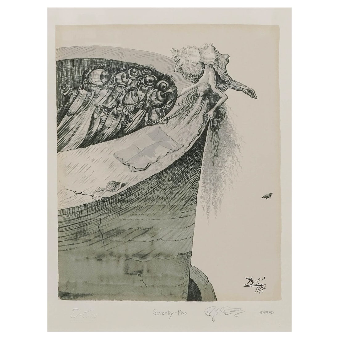 Salvador Dali (Spanish, 1904-1989) "Destino #75" Serigraph (1 of 5)