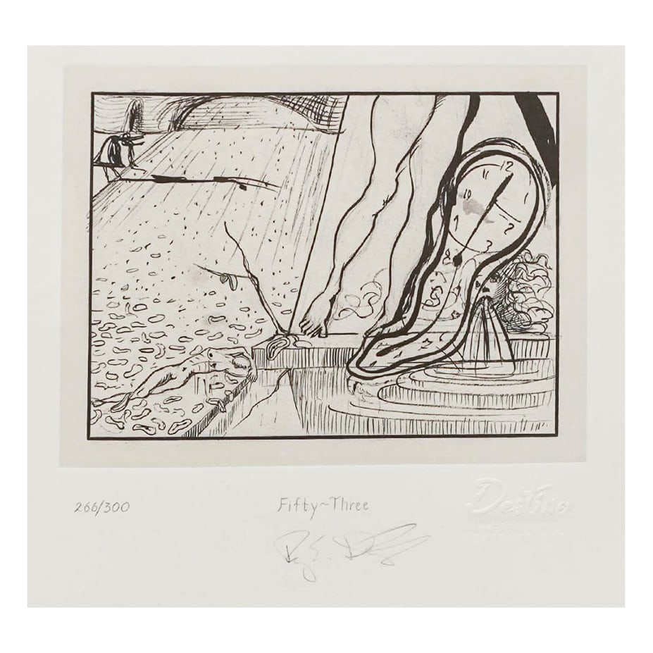 Salvador Dali (Spanish, 1904-1989) "Destino Fifty-Three" Serigraph (1 of 8)