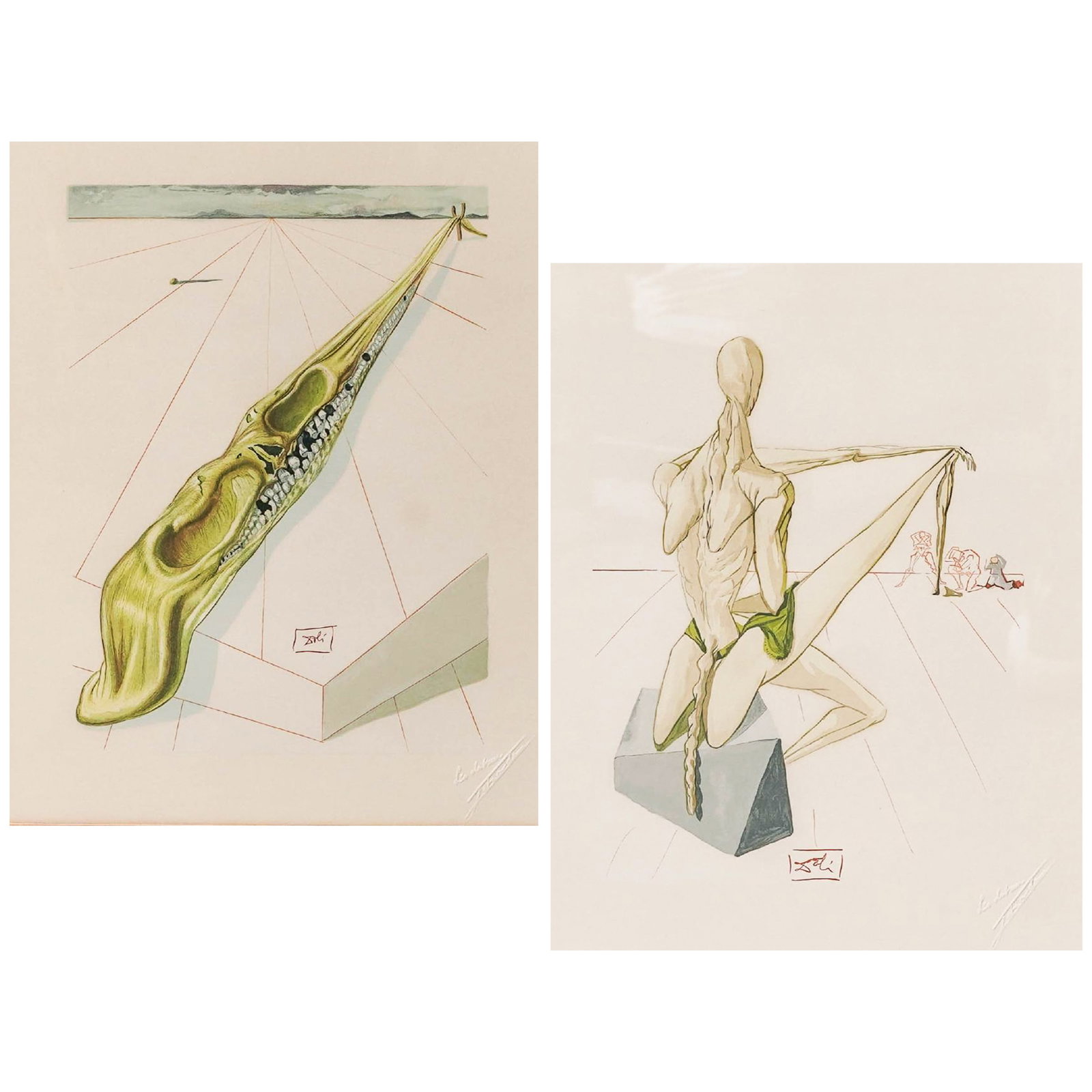 Salvador Dali (Spanish, 1904-1989) "Divine Comedy" Series Lithographs (1 of 8)