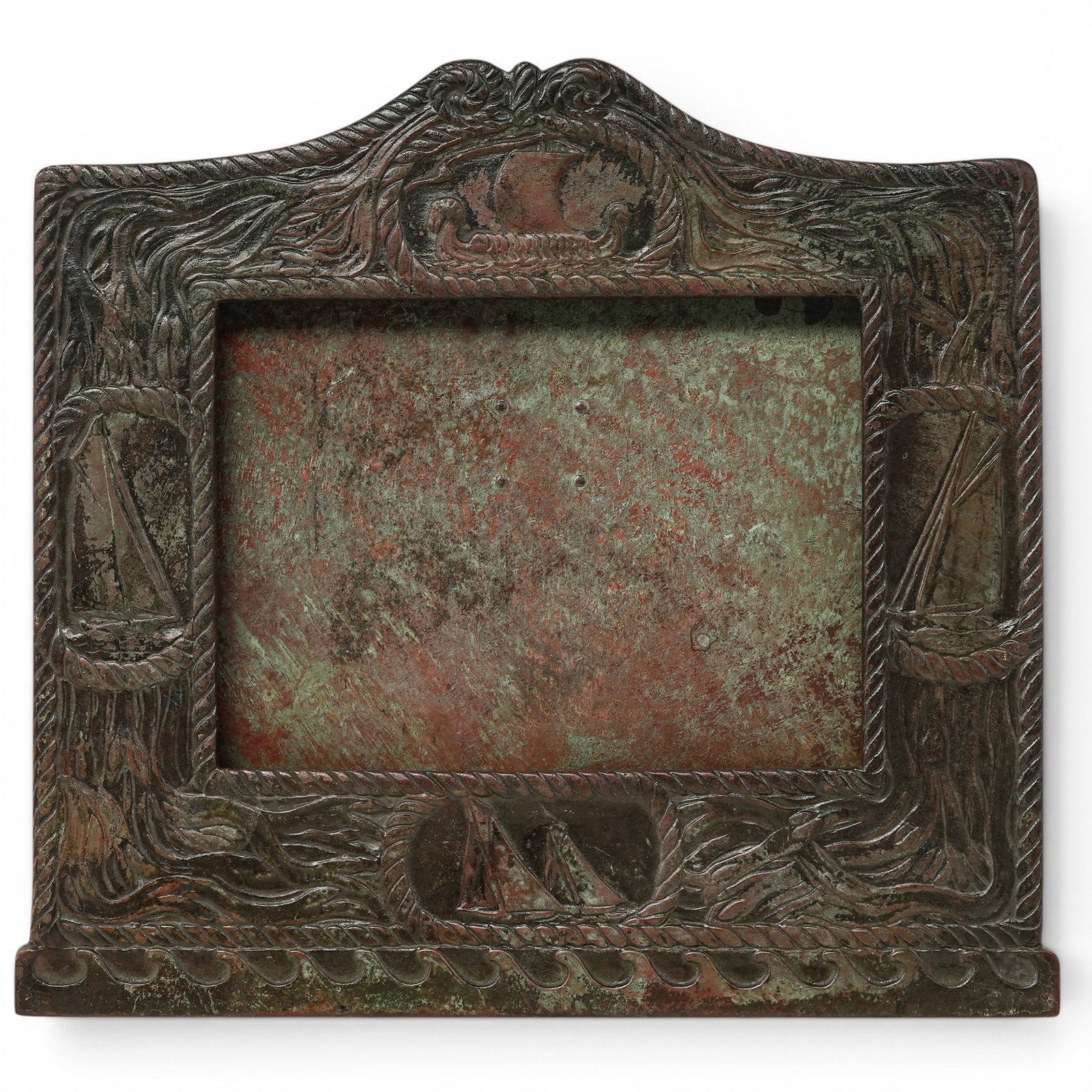 Tiffany Studios "Nautical" Bronze Calendar Frame (1 of 7)