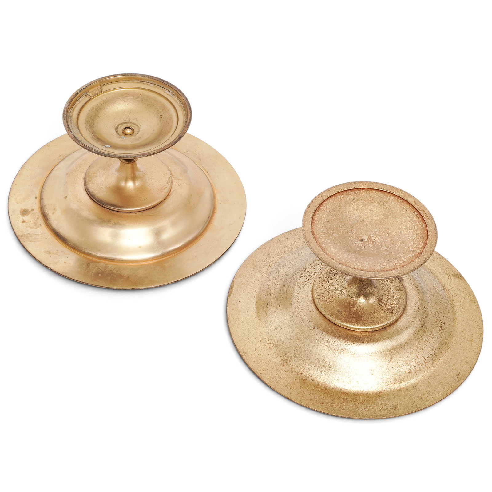 Pair Tiffany Studios "Abalone" Pattern Tazzas - 8