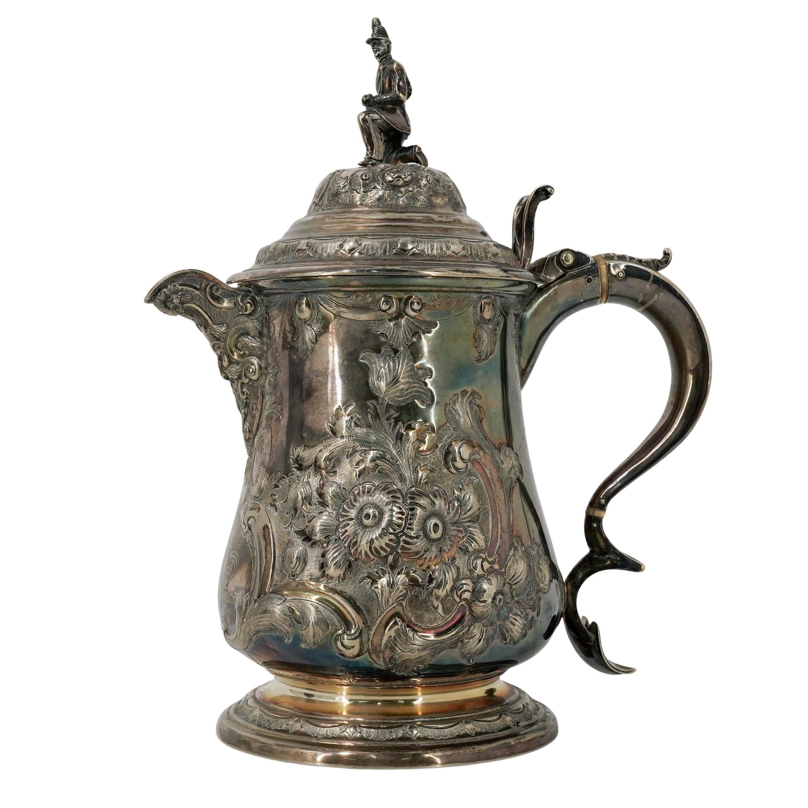 Victorian Silver Plated Presentation Military Trophy Pitcher (1 of 11)