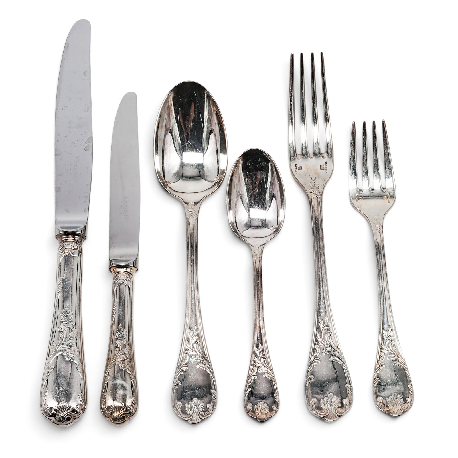 Christofle "Marly" Silverplated Flatware Set - 2