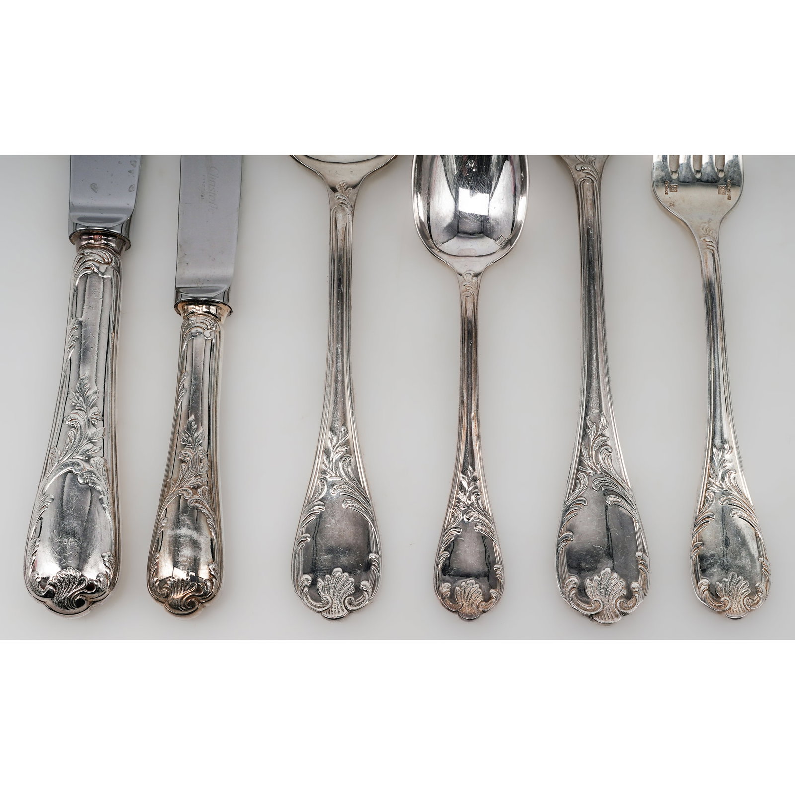Christofle "Marly" Silverplated Flatware Set - 3