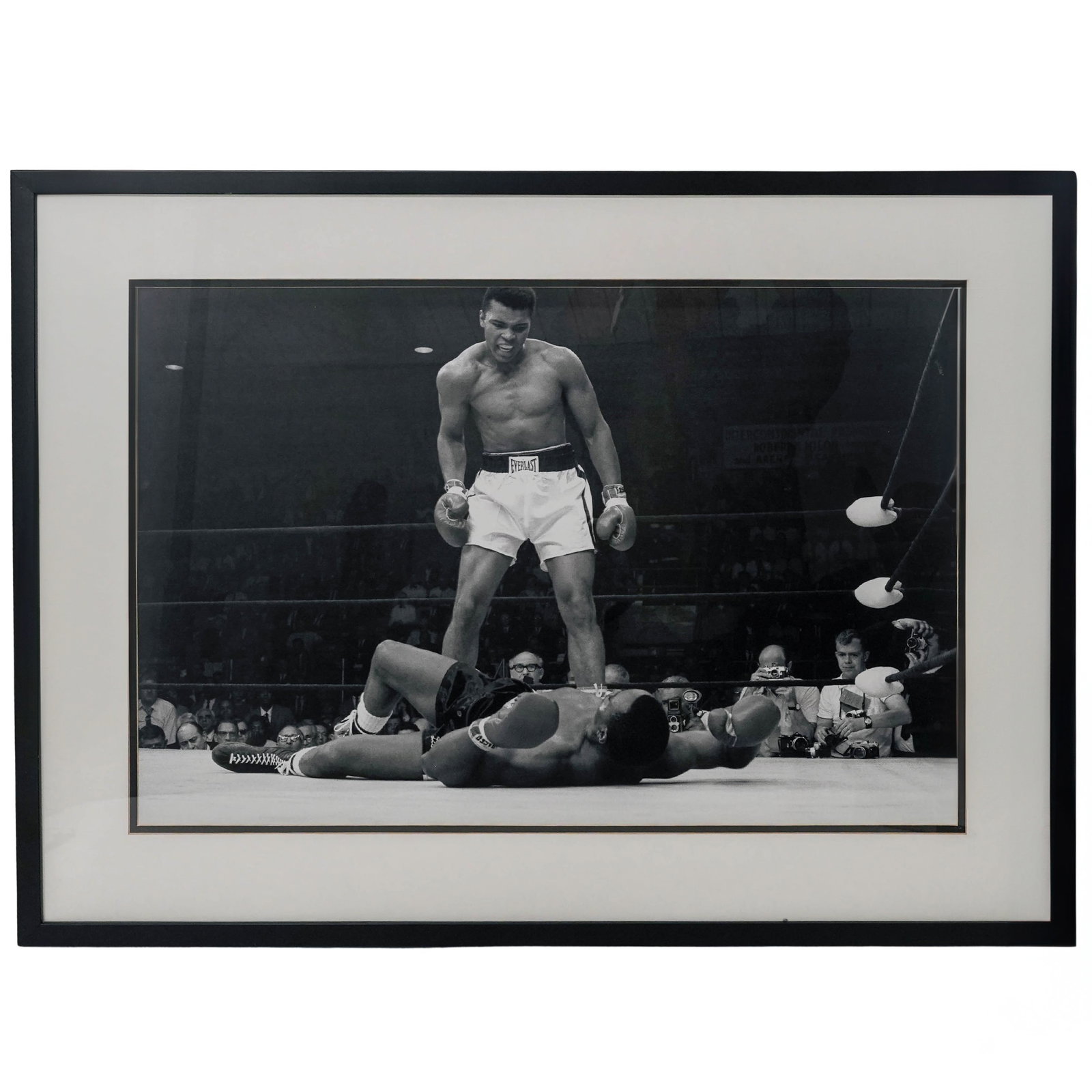 (2 pc) Muhammad Ali Everlast Signed Boxing Gloves & Poster - 2