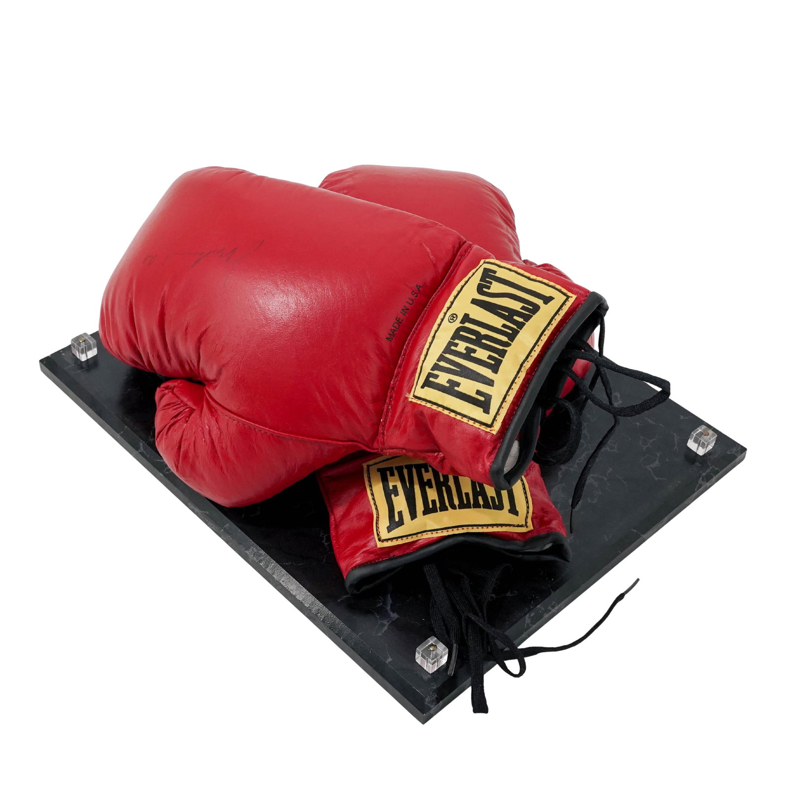 (2 pc) Muhammad Ali Everlast Signed Boxing Gloves & Poster - 5