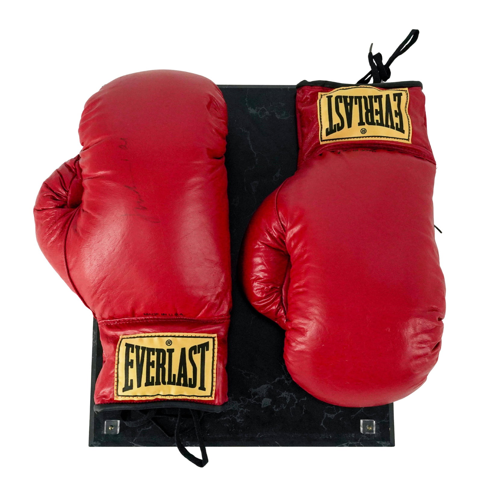 (2 pc) Muhammad Ali Everlast Signed Boxing Gloves & Poster - 7