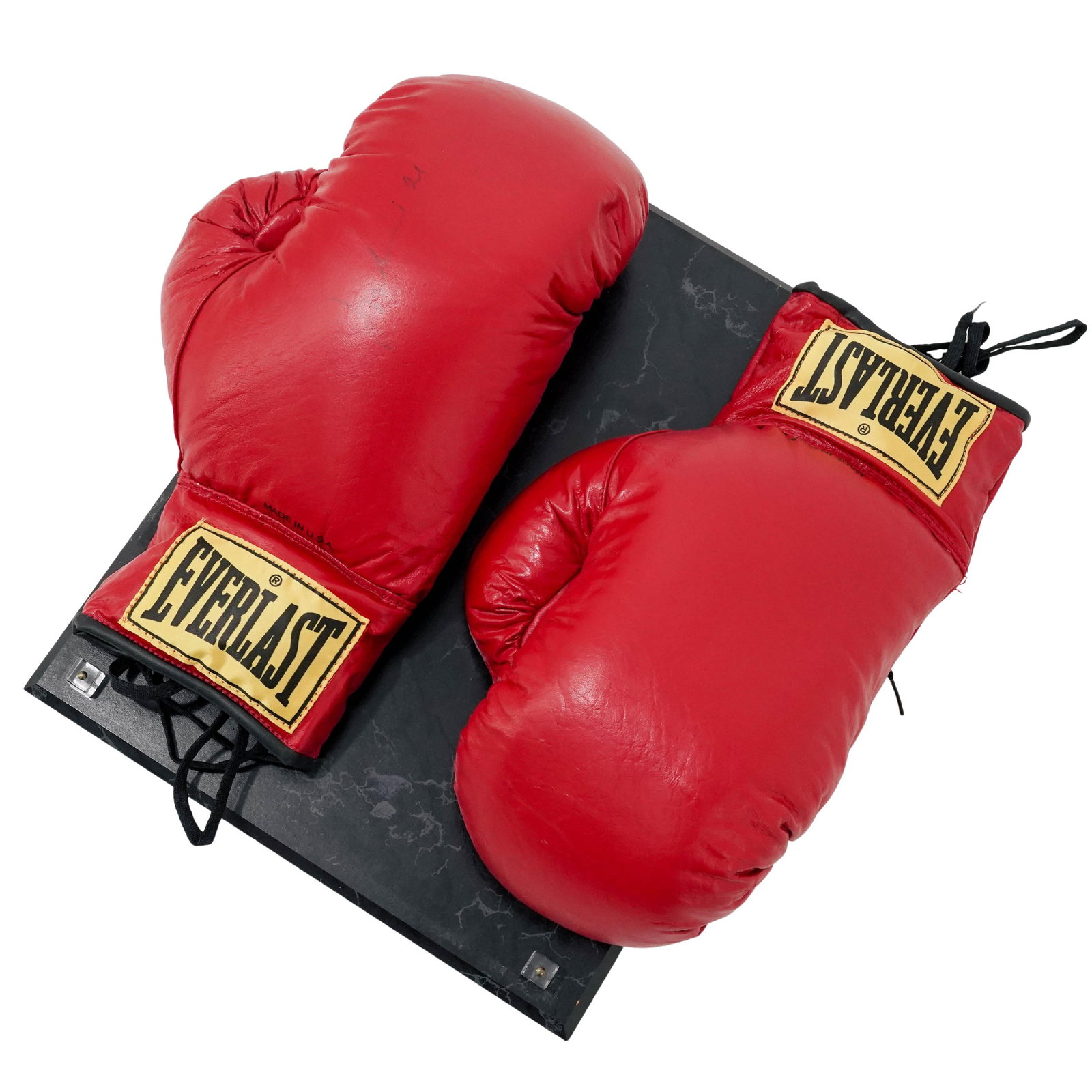 (2 pc) Muhammad Ali Everlast Signed Boxing Gloves & Poster - 8