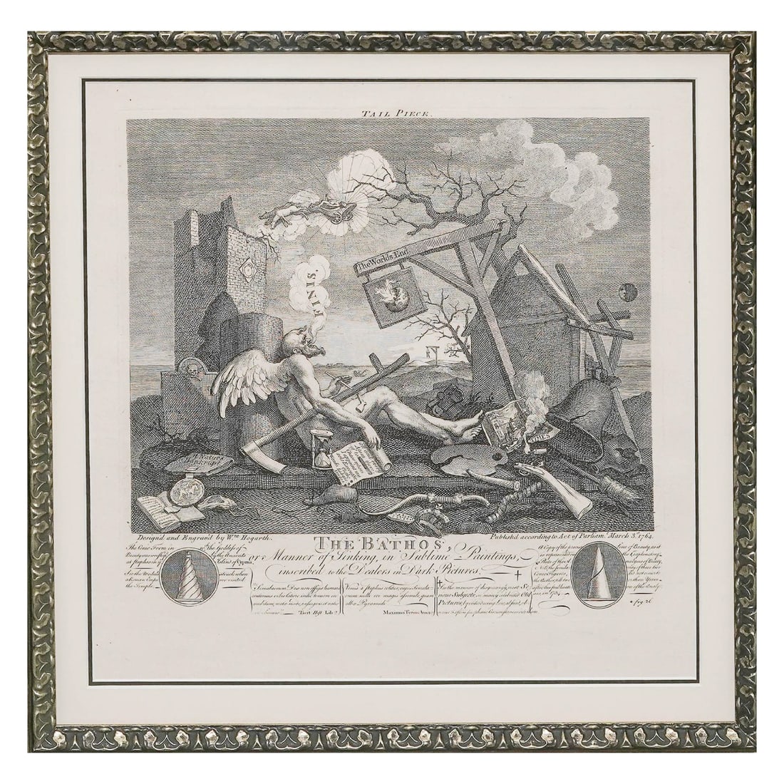 William Hogarth (British, 1697-1764) Engraving Print (1 of 8)