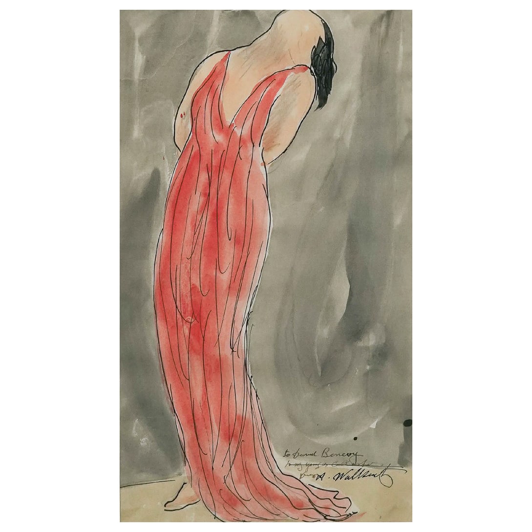 Abraham Walkowitz (1878-1965) Watercolor Painting (1 of 7)