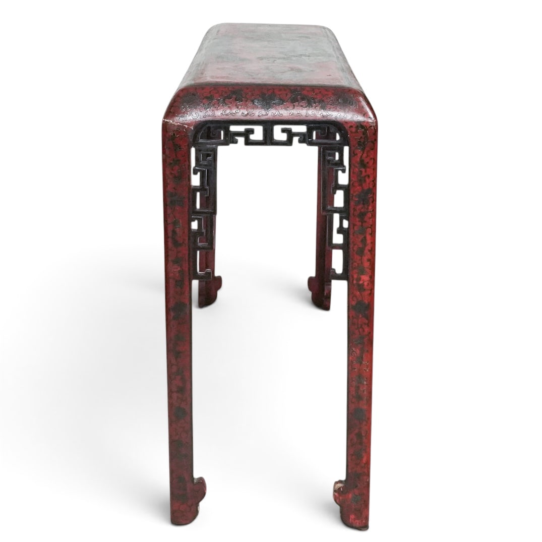 Chinese Red Lacquer Altar Table - 3