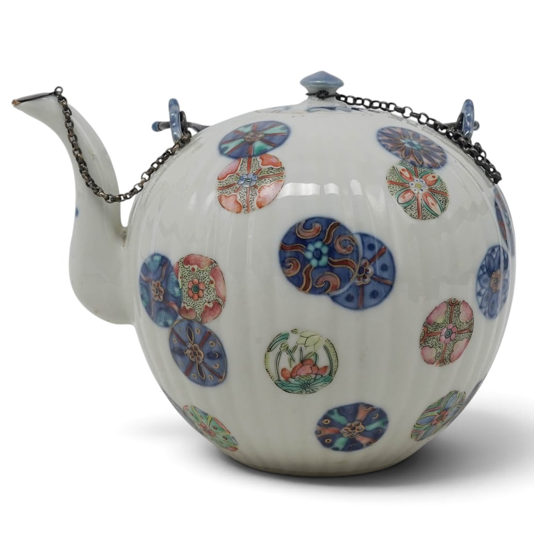 Chinese Porcelain Doucai Glazed Teapot w/ Cover (1 of 15)