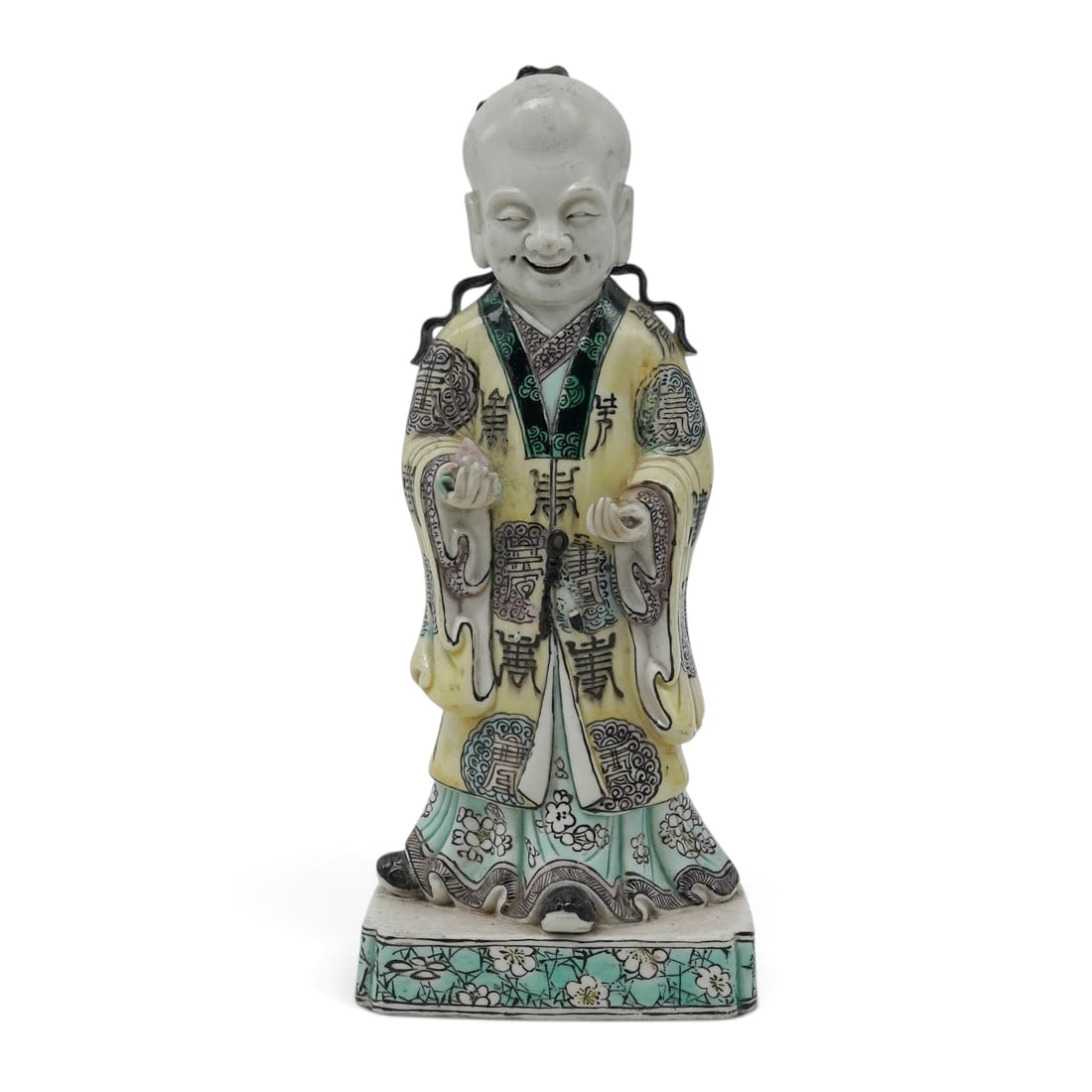 Chinese Famille Verte Porcelain Shou Lao Figure (1 of 13)