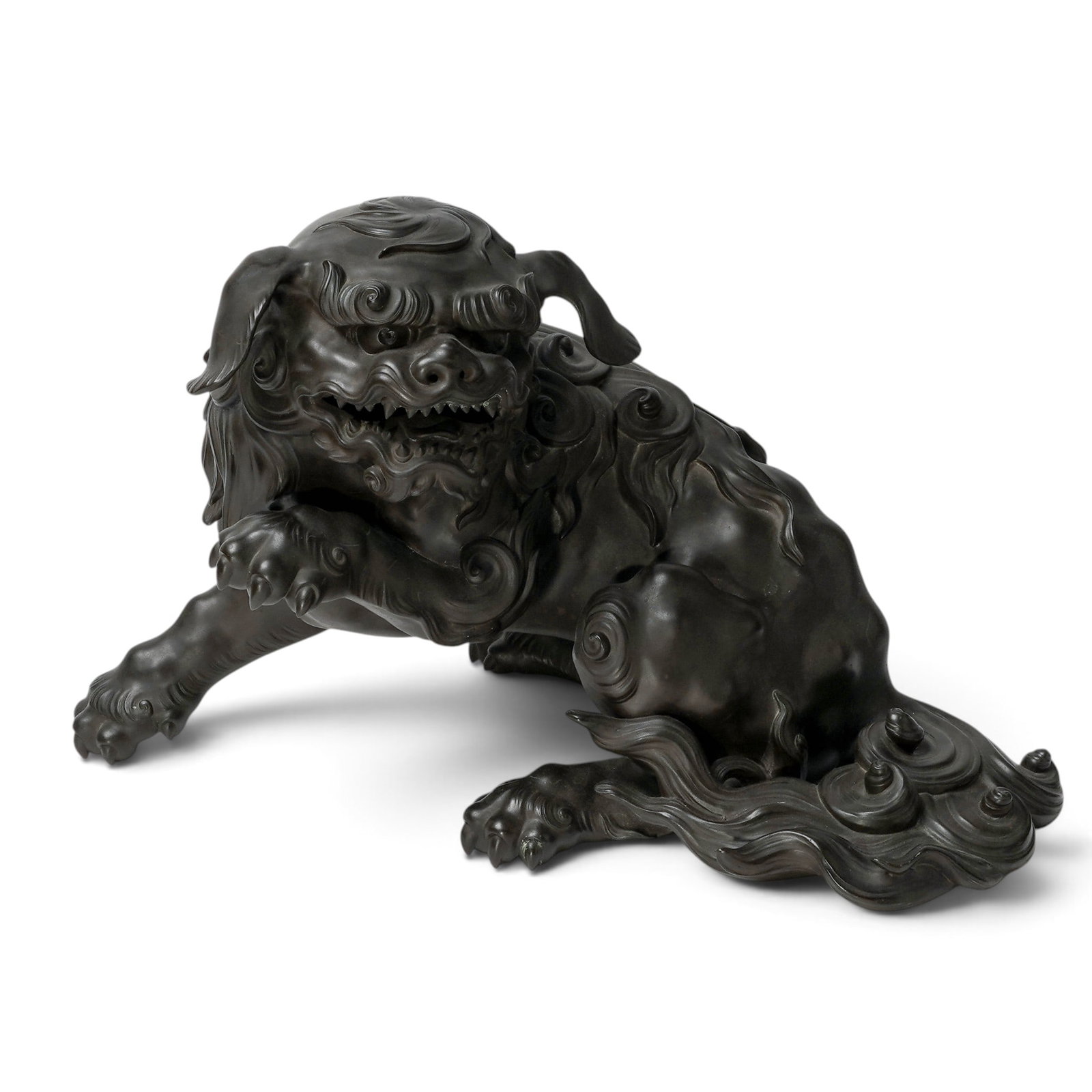 Large Japanese Bronze Shishi Dog (1 of 19)