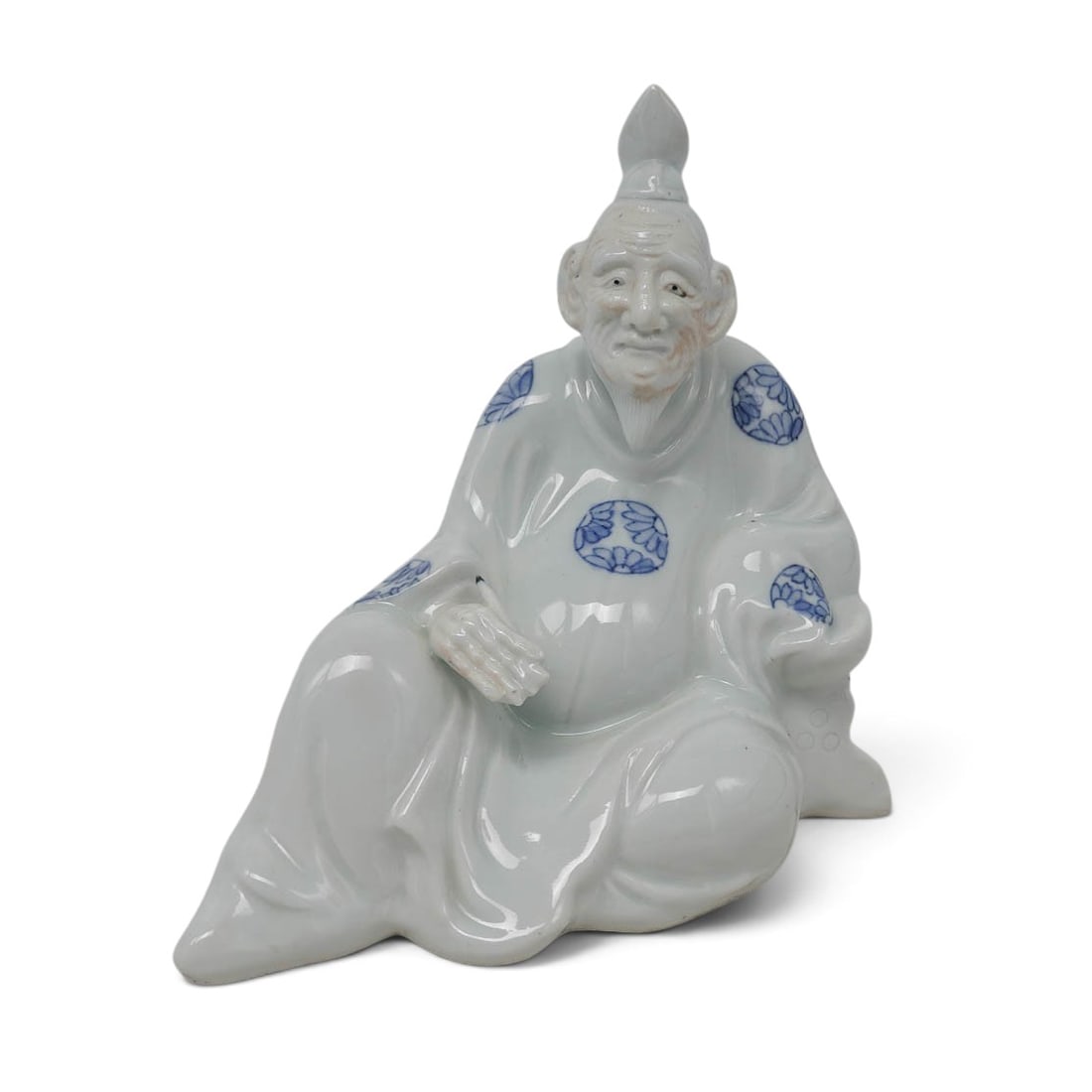 Rare 19th Cent. Japanese Hirado Reclining Scholar (1 of 12)