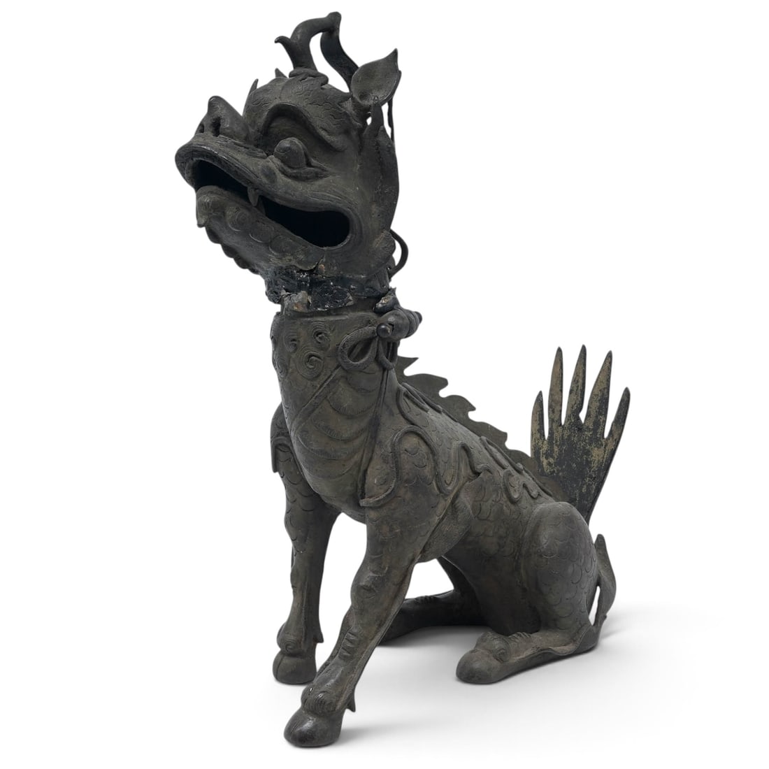 Chinese Ming Period Bronze Qilin (1 of 19)