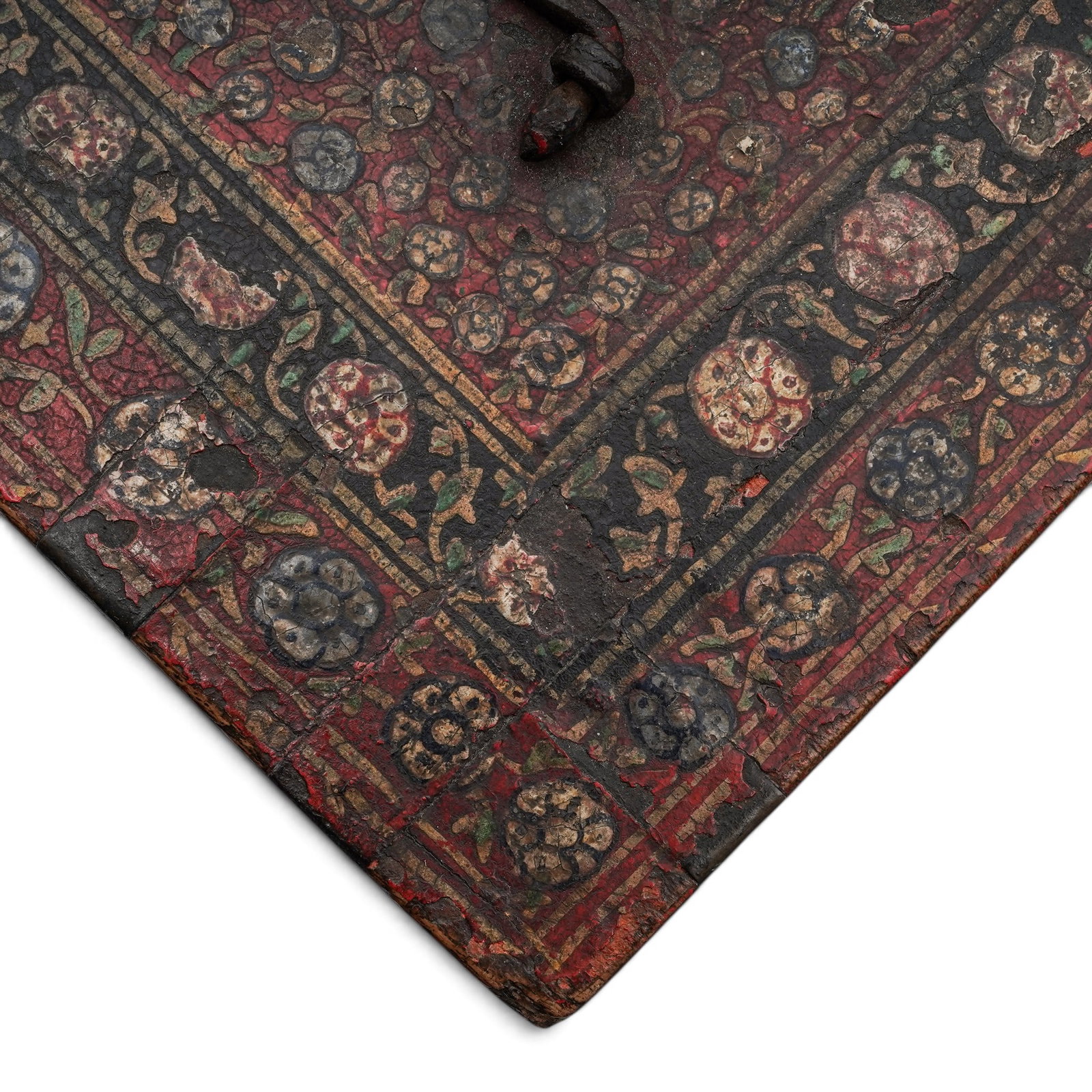 Lacquered Indian Rectangular Wood Box - 14