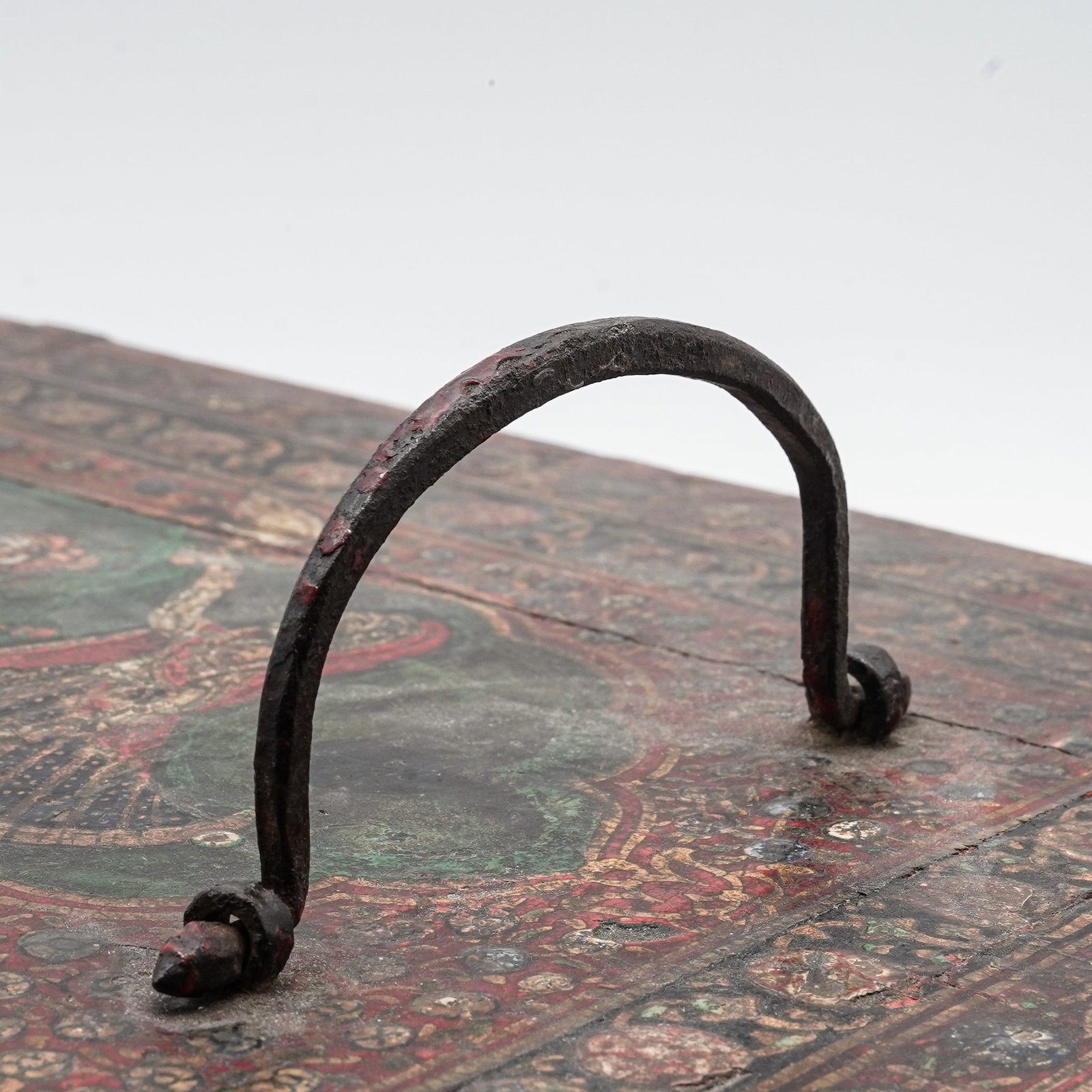 Lacquered Indian Rectangular Wood Box - 20