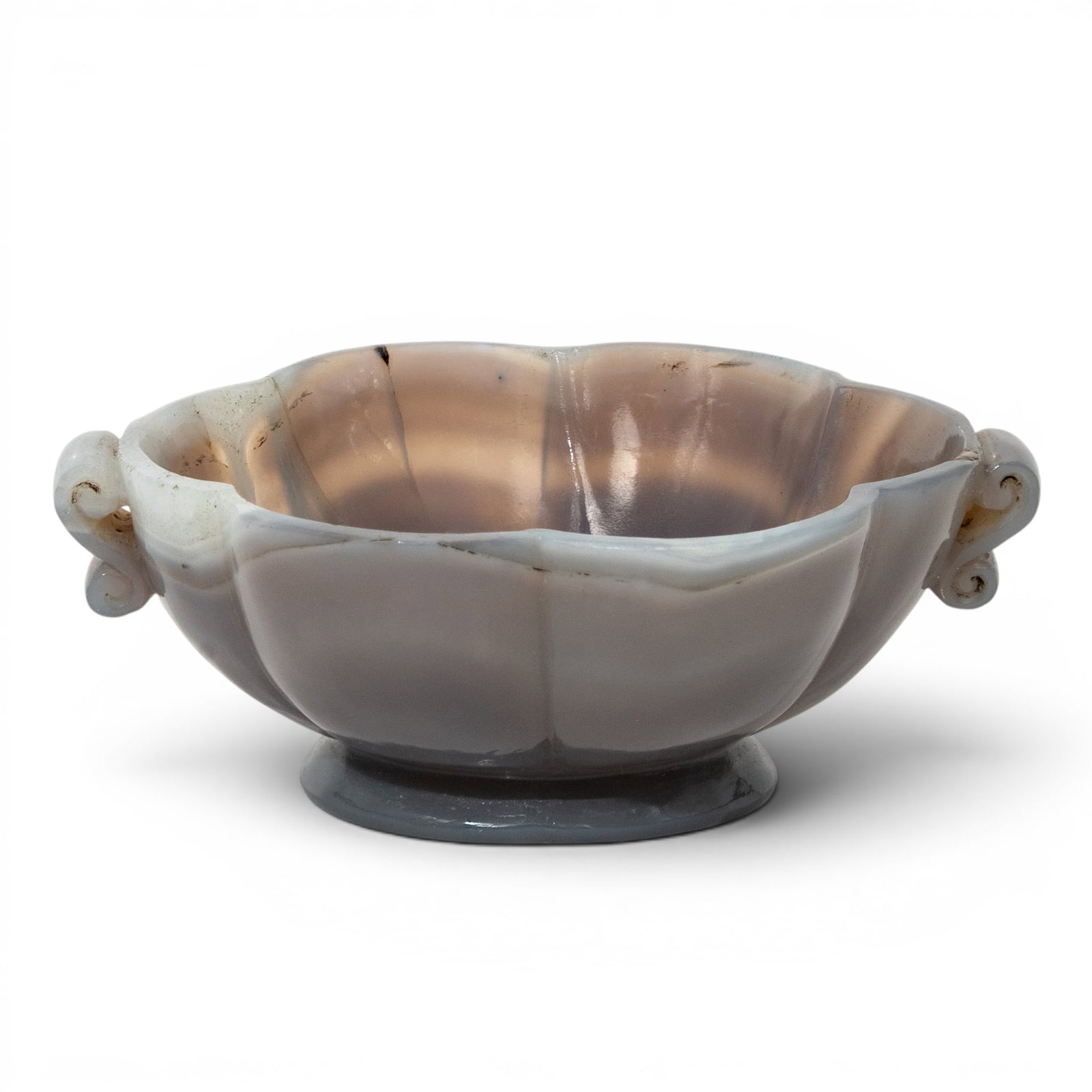 Chinese Mughal Style Agate Carved Two Handled Cup (1 of 14)