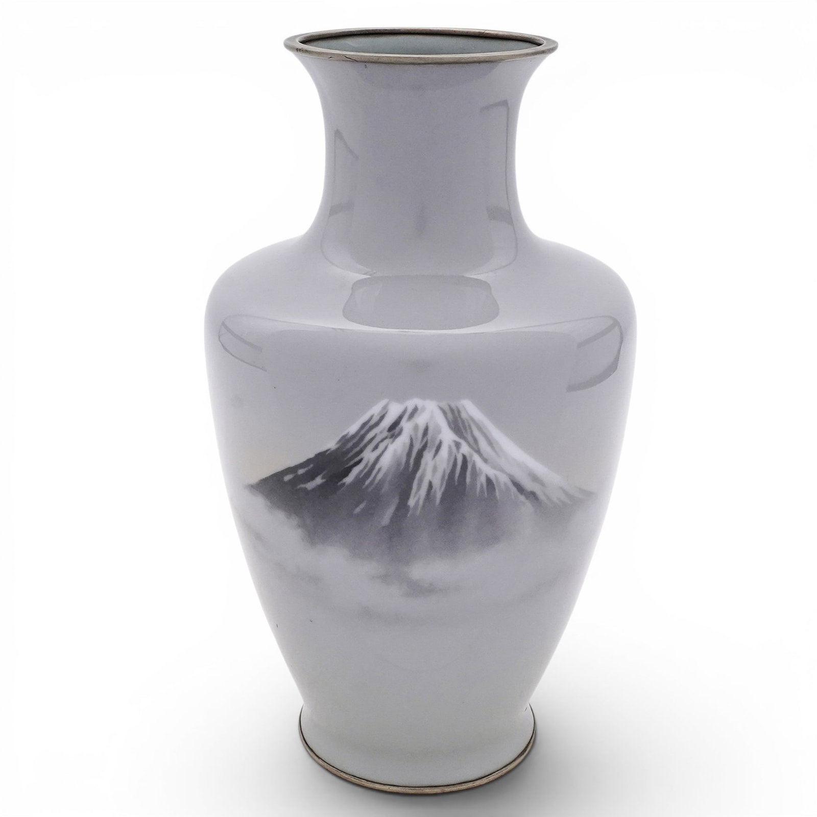 Att. Ando & Company Japanese Wireless Cloisonne Mt Fuji Vase (1 of 11)