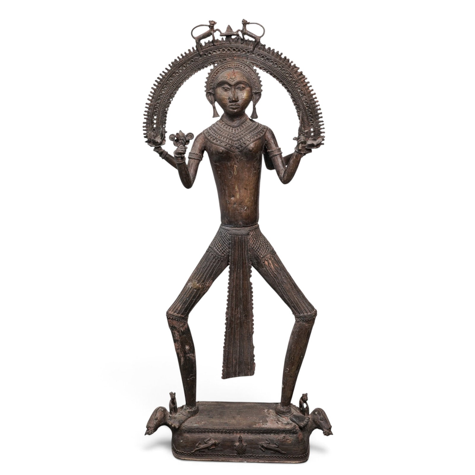 Indian Dhokra Bronze Muria People, Bastar, Chhattisgarh, Central India Deity (1 of 11)