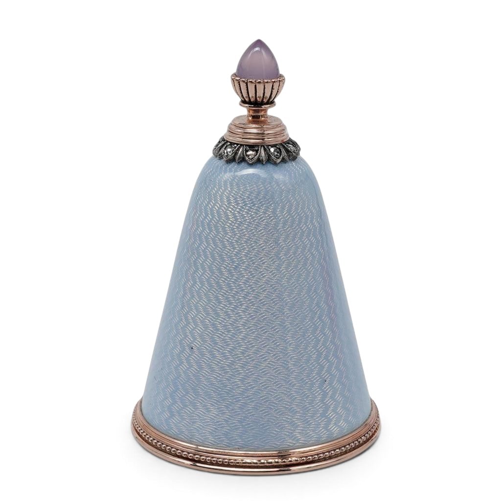 Vintage Imperial Faberge Era 14k Gold Enamel Perfume Bottle (1 of 6)