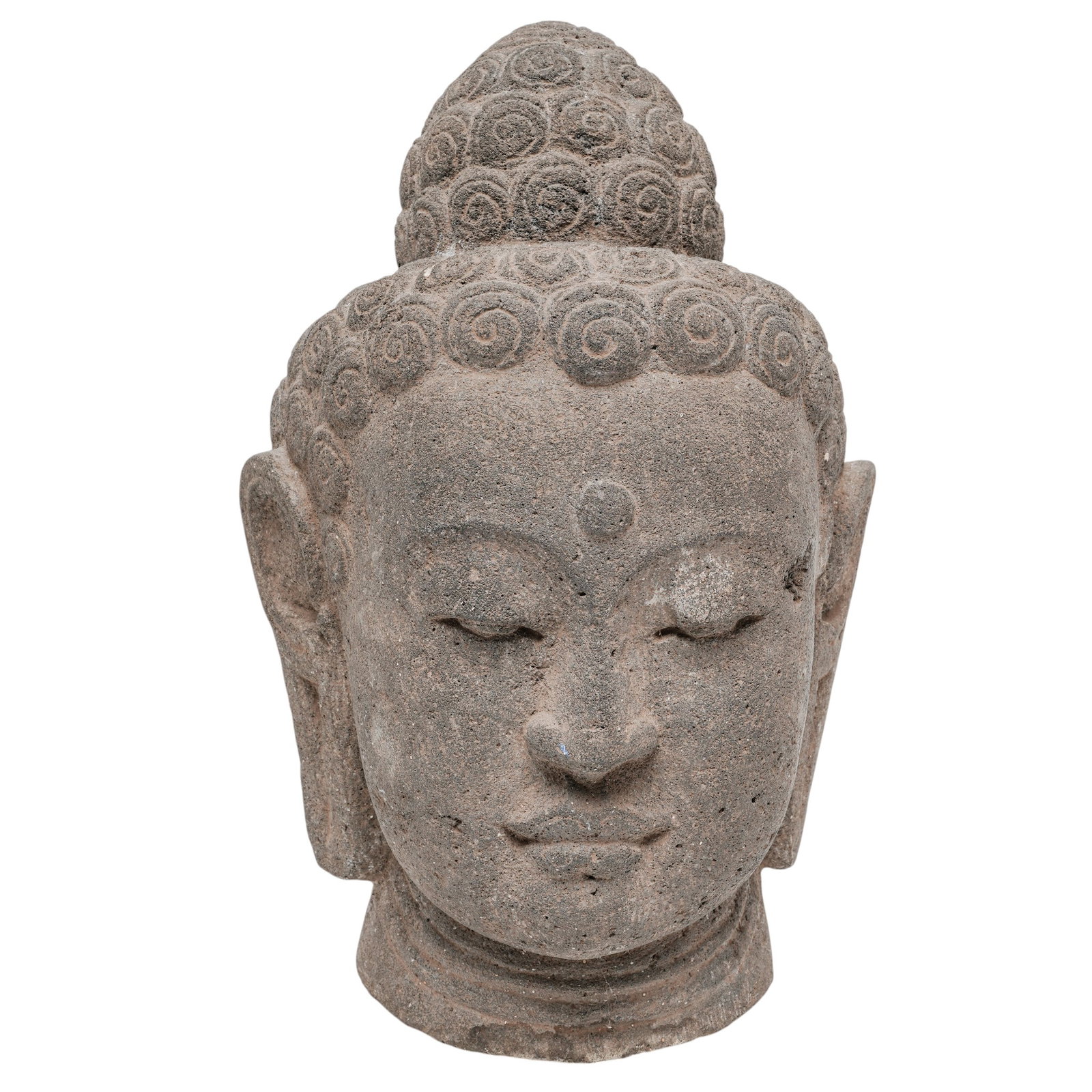Antique Southeast Carved Stone Buddha Head (1 of 6)