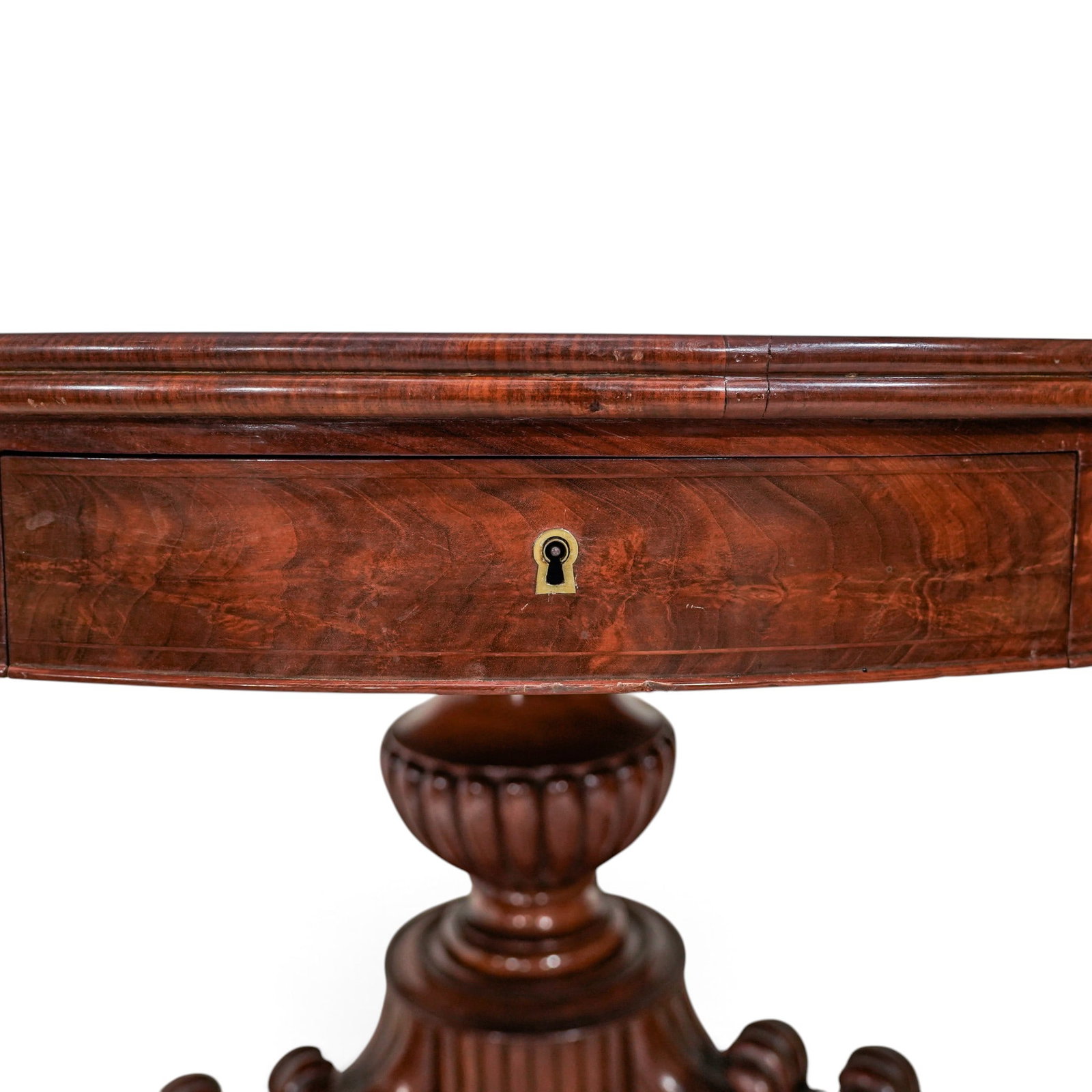 Antique English Regency Drum Table - 4