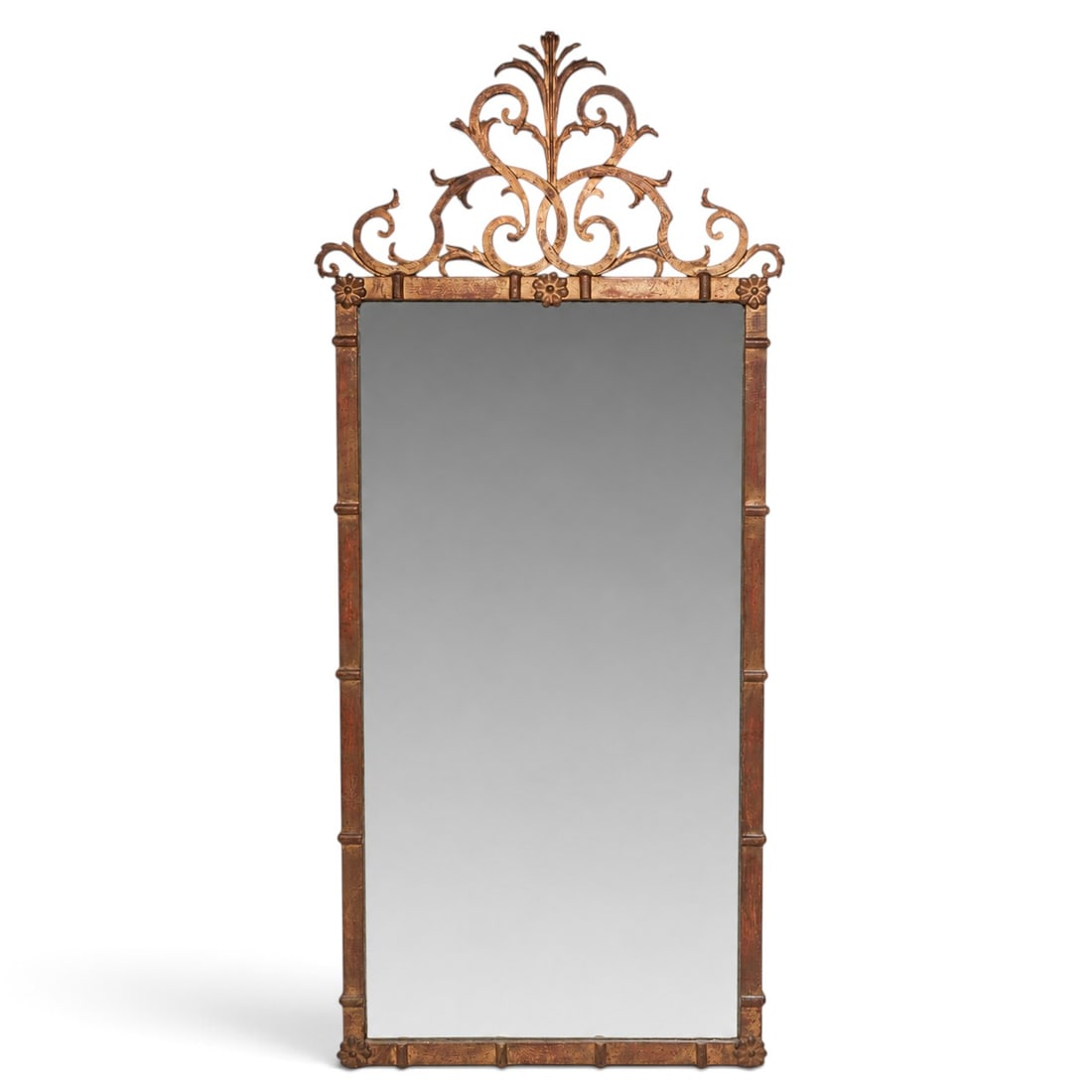 Vintage Palladio Gilt Iron Italian Mirror (1 of 2)