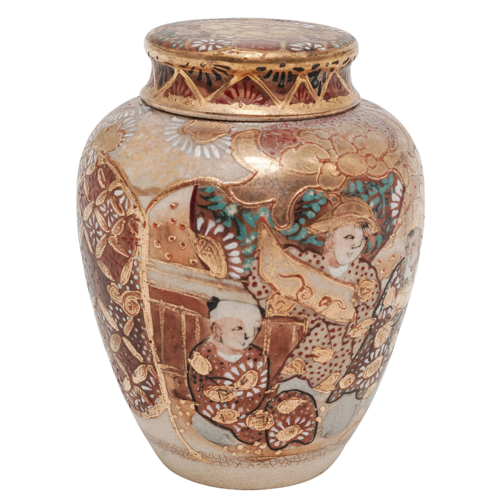 Japanese Satsuma Ginger Jar (1 of 8)